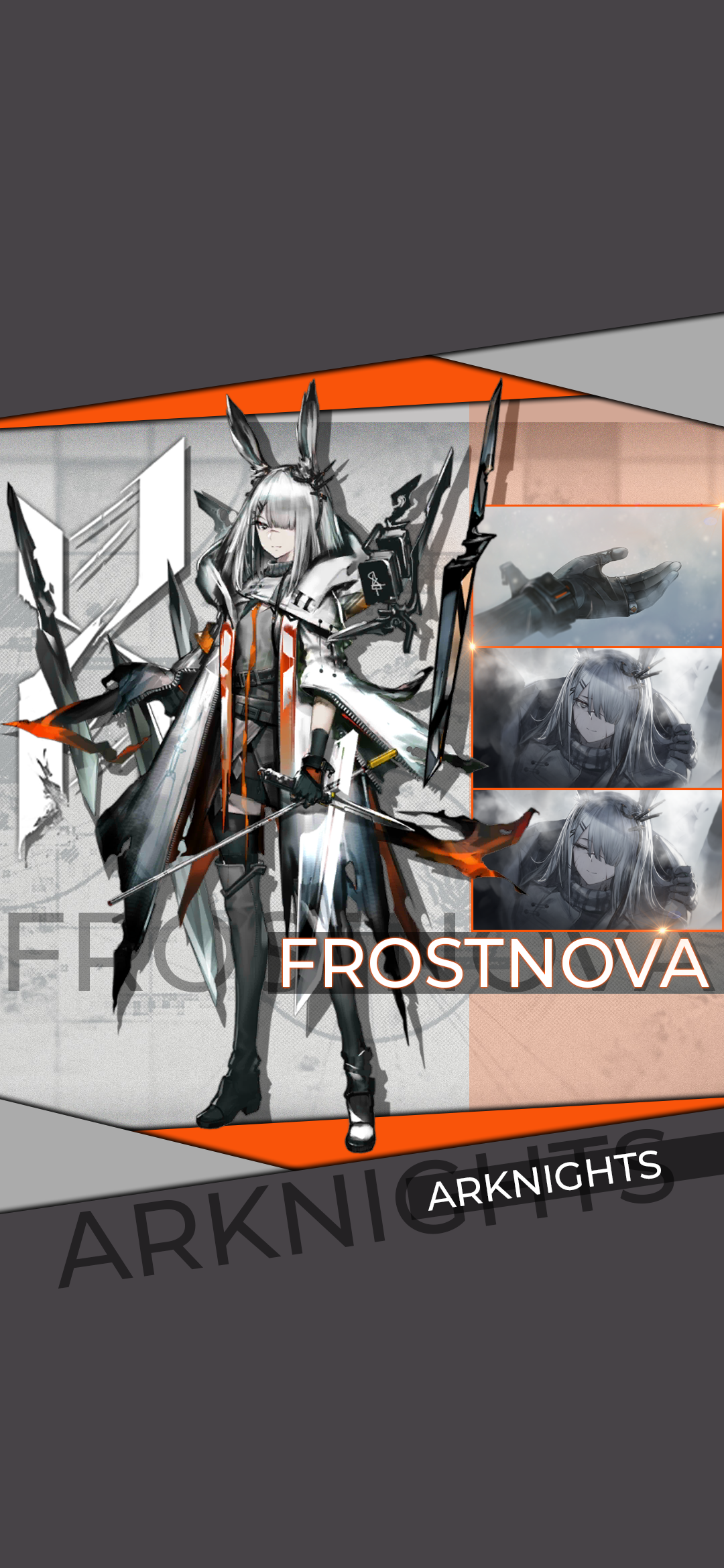 Video Game Arknights, Frostnova (Arknights), 1080x2340, Phone HD Wallpaper