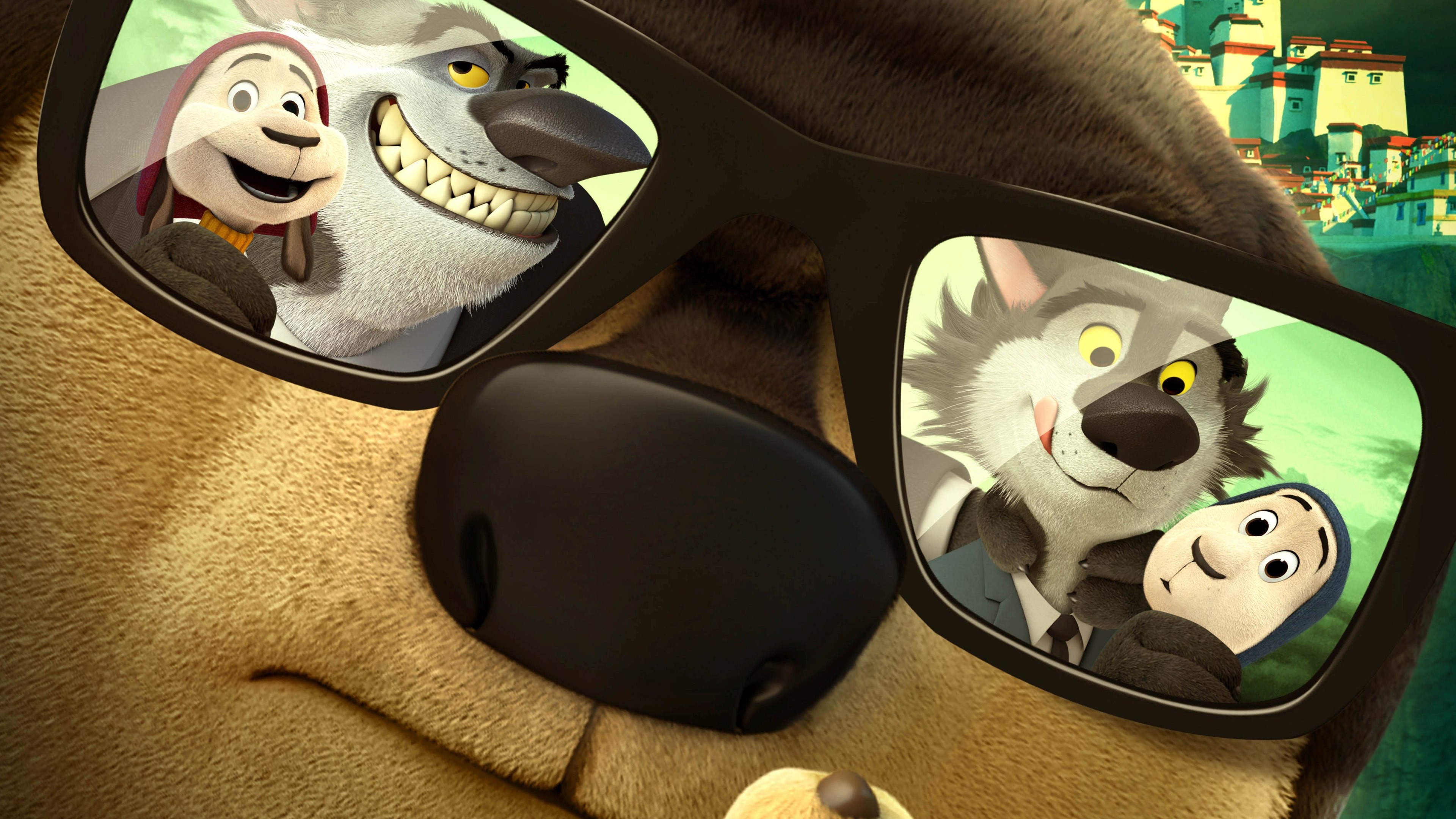 Rock Dog, dog, glasses, best animations of 2016, HD Wallpaper