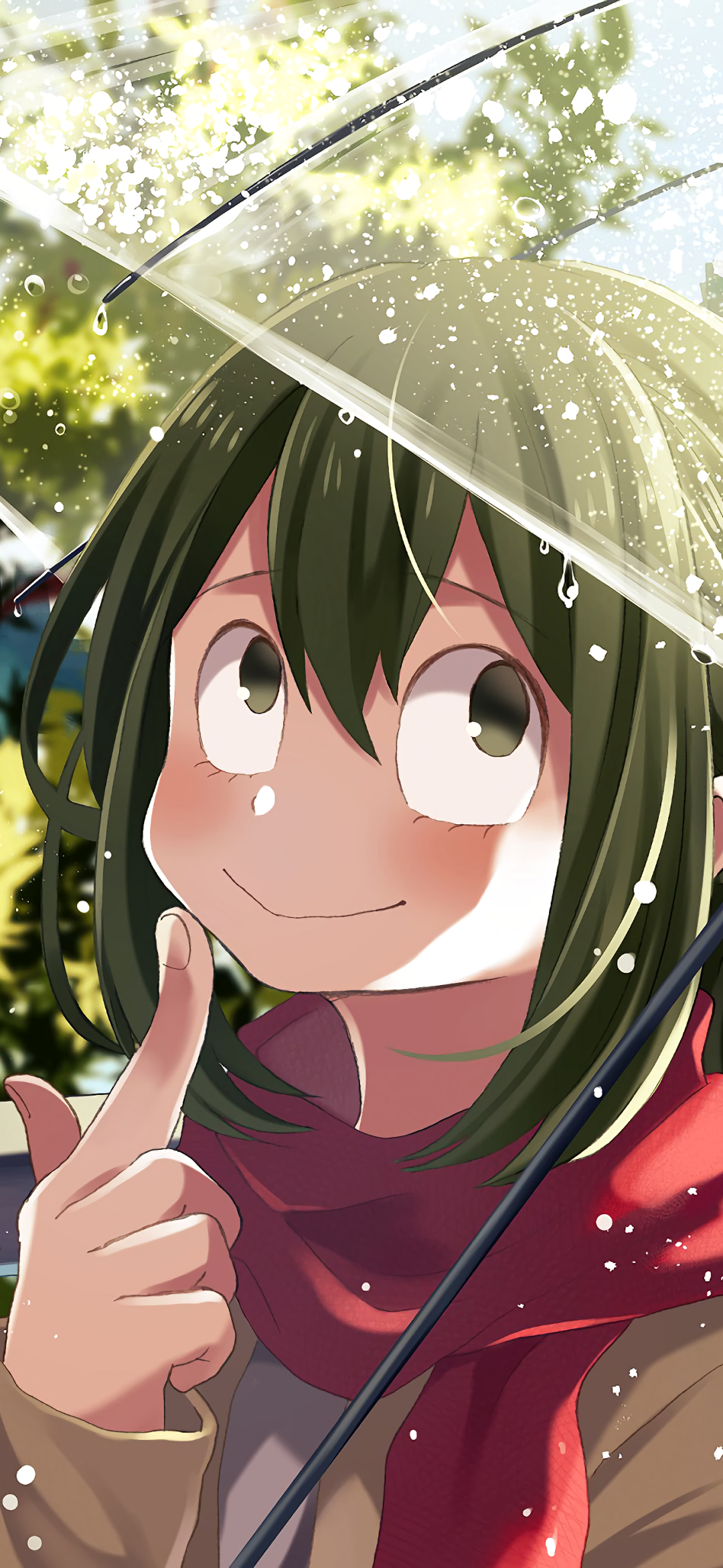 Anime My Hero Academia, Tsuyu Asui, 1080x2340, Phone HD Wallpaper