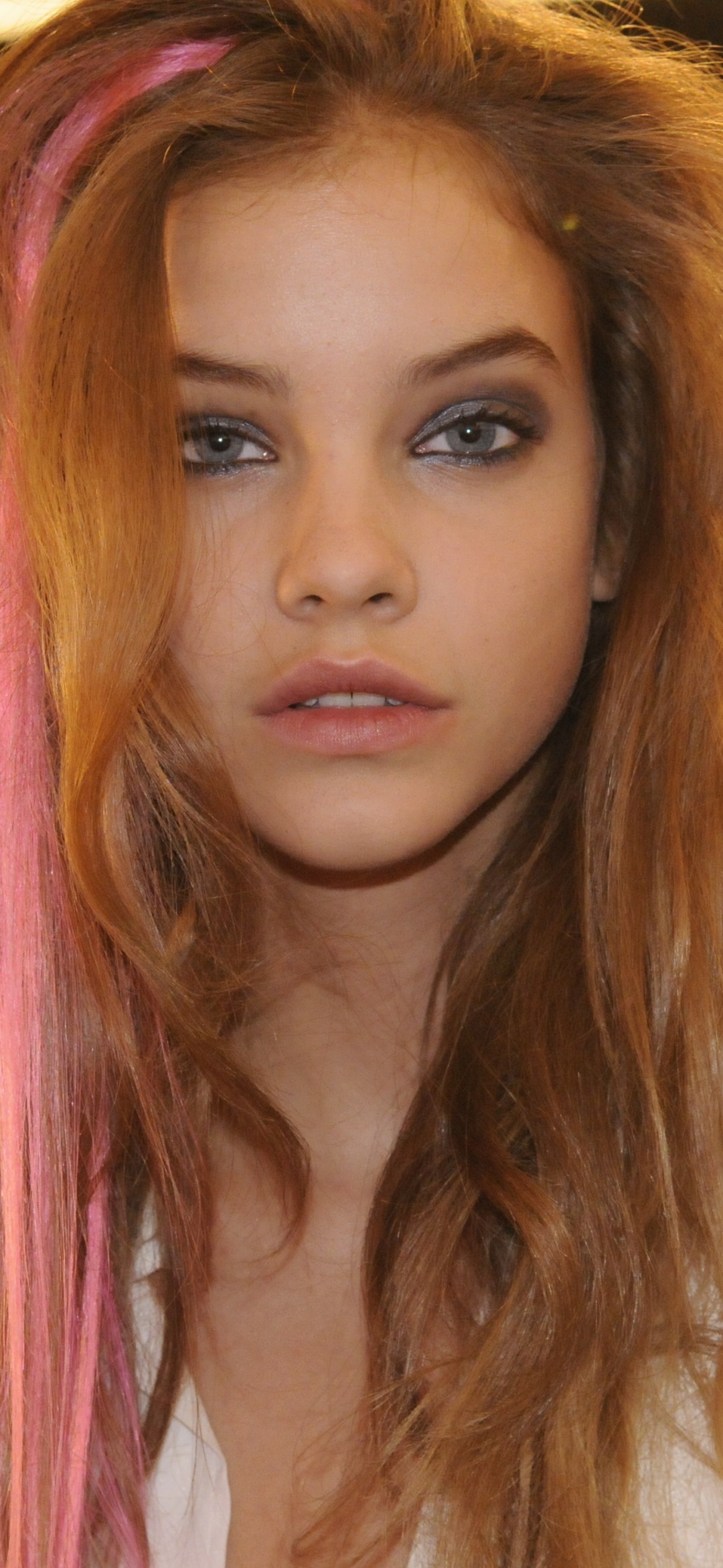 Celebrity Barbara Palvin, Hungarian, Blue Eyes, Redhead, Face, Model, 1080x2340, Phone HD Wallpaper