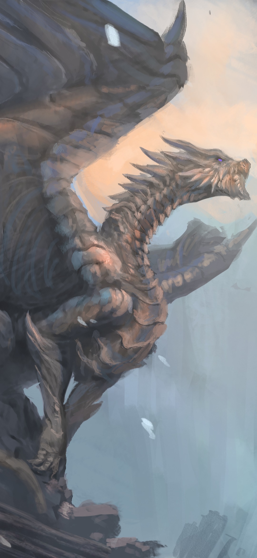 Fantasy Dragon, 1080x2340, Phone HD Wallpaper