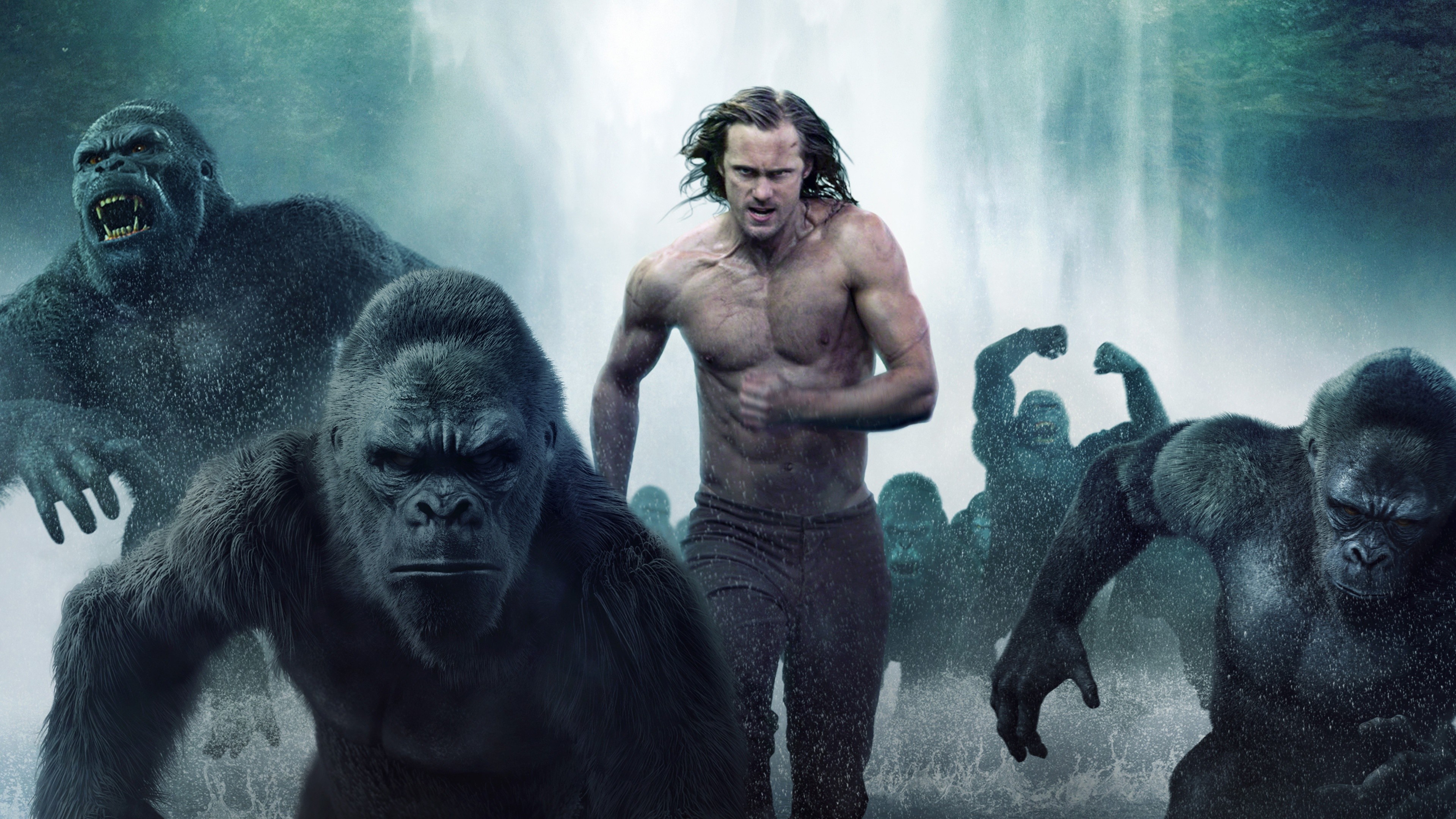 The Legend of Tarzan, Alexander Skarsgård, best movies 2016, HD Wallpaper