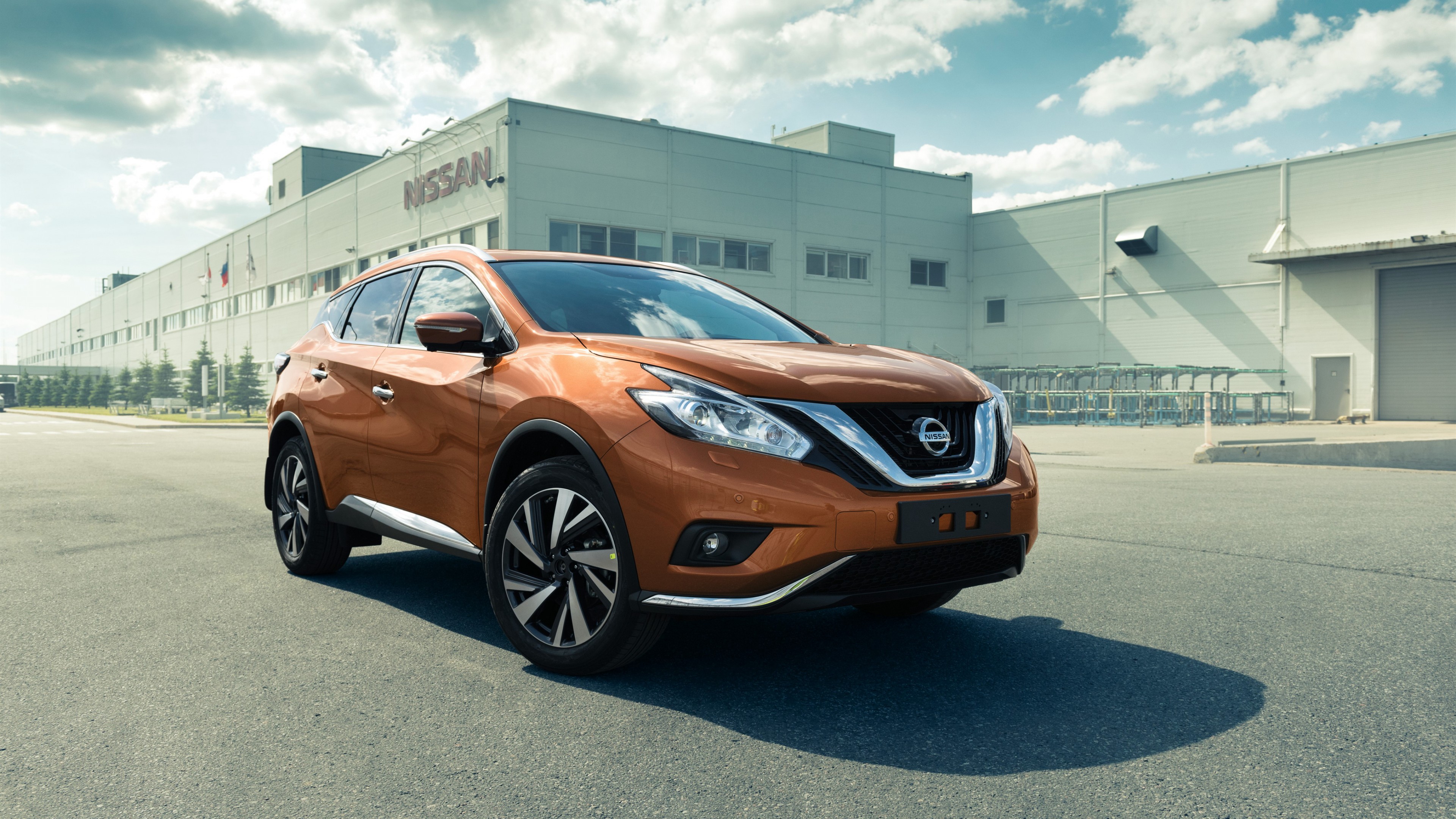 Nissan Murano, crossover, orange, HD Wallpaper