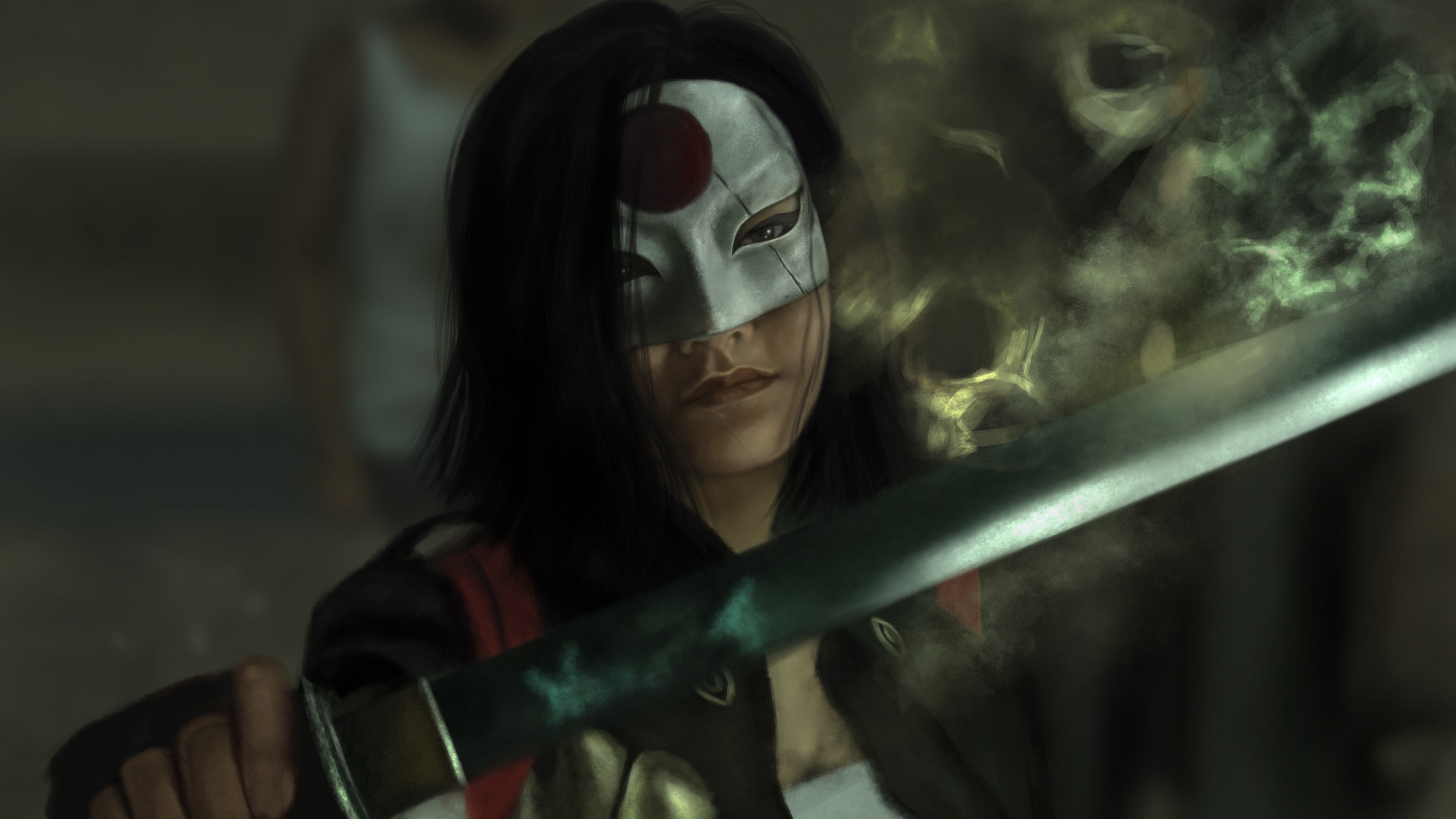 Suicide Squad, katana, Best Movies of 2016, HD Wallpaper