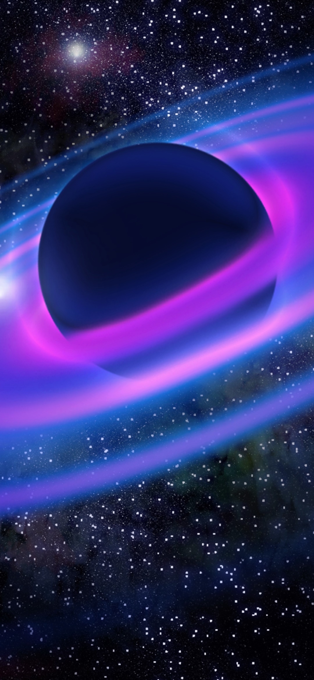 Sci Fi Planet, Stars, Space, Blue, 1080x2340, Phone HD Wallpaper