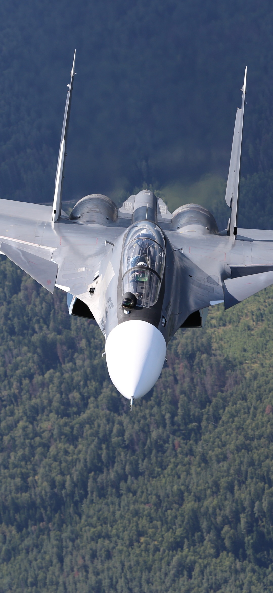 Military Sukhoi Su-30, Jet Fighter, Warplane, Aircraft, 1080x2340, Phone HD Wallpaper