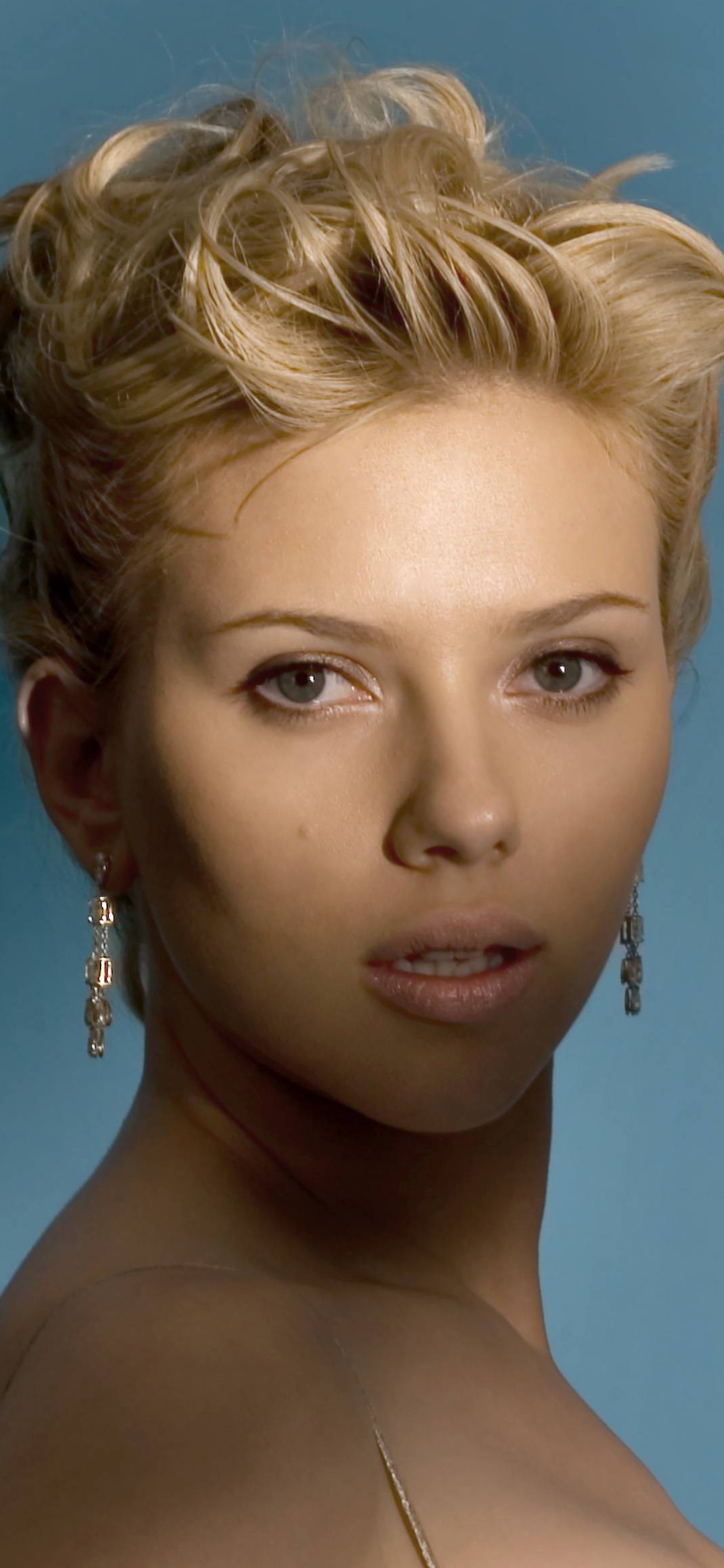 Celebrity Scarlett Johansson, Blonde, Actress, Face, American, 1080x2340, Phone HD Wallpaper