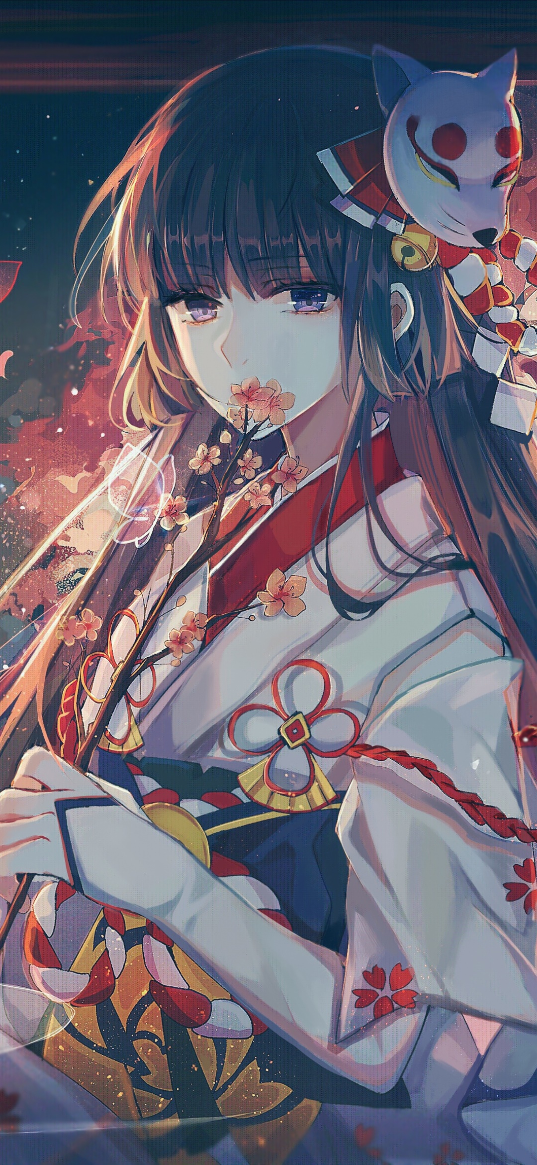 Anime Onmyoji, Yuki Onna (Onmyouji), 1080x2340, Phone HD Wallpaper