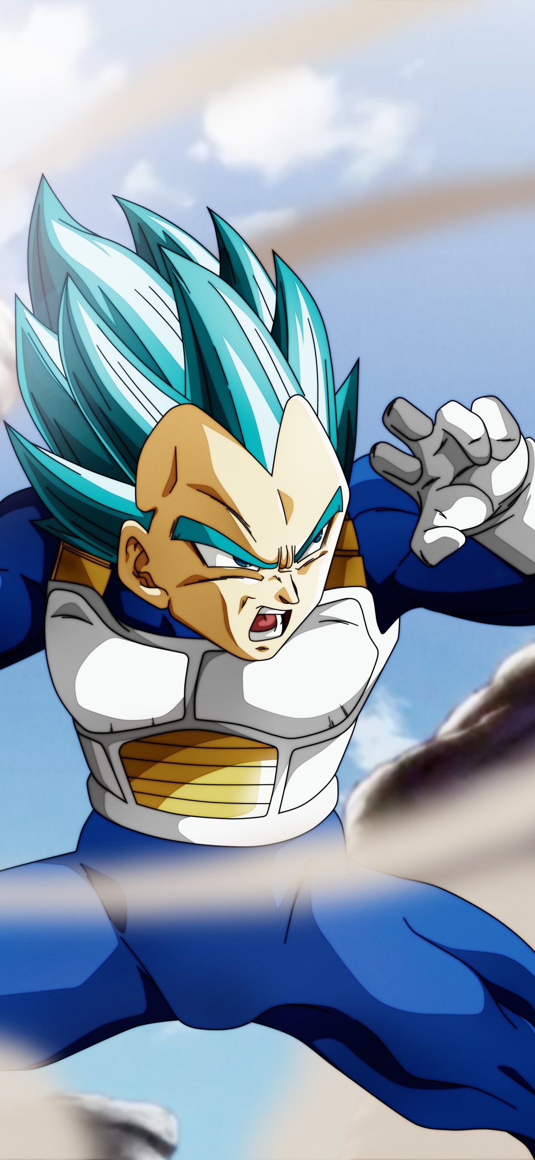 Wallpaper ID: 367759 / Anime Dragon Ball Super Phone Wallpaper, Vegeta  (Dragon Ball), Blue Hair, Super Saiyan Blue, Blue Eyes, 1080x2340 free  download