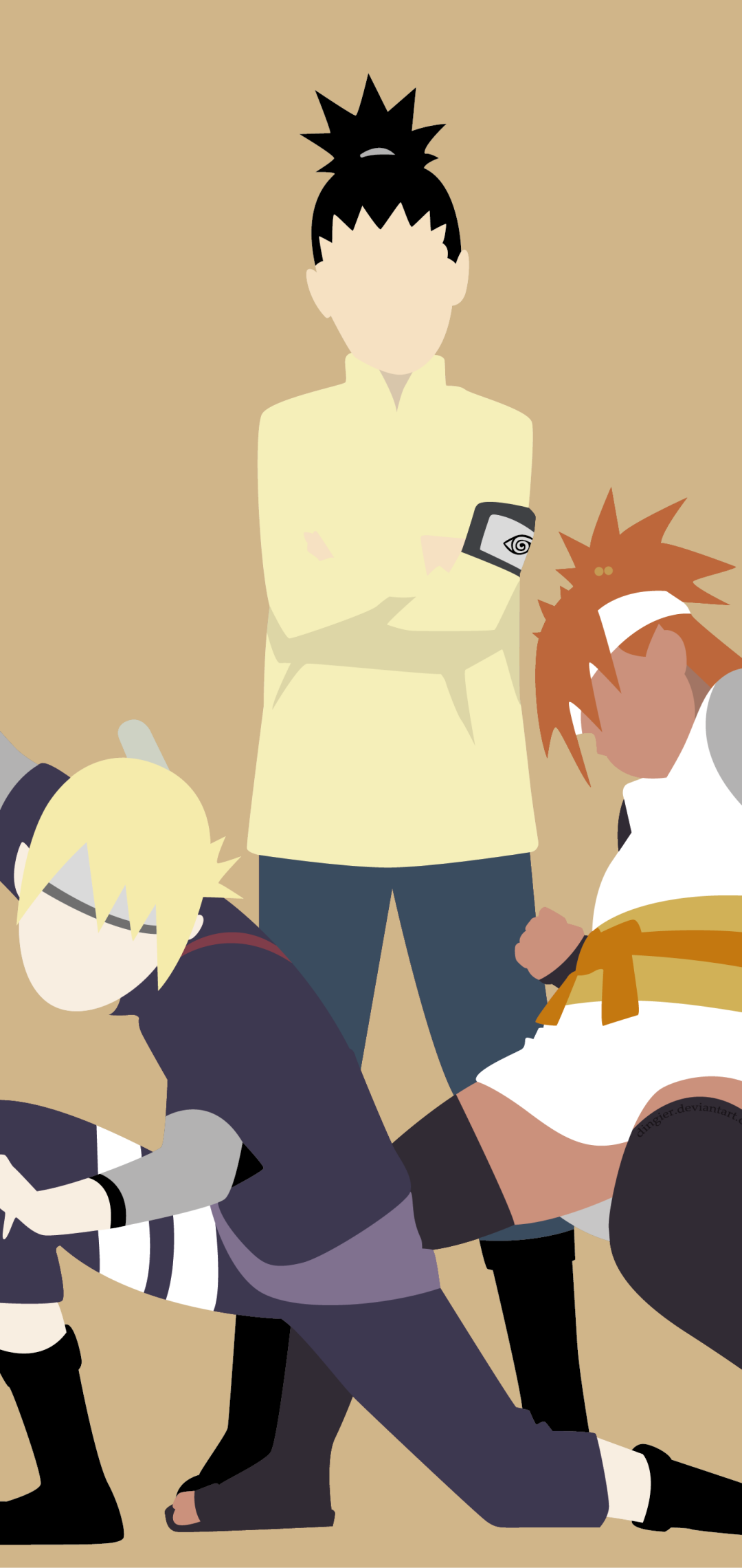 Anime Boruto, Shikadai Nara, Chōchō Akimichi, Inojin Yamanaka, 1080x2280, Phone HD Wallpaper