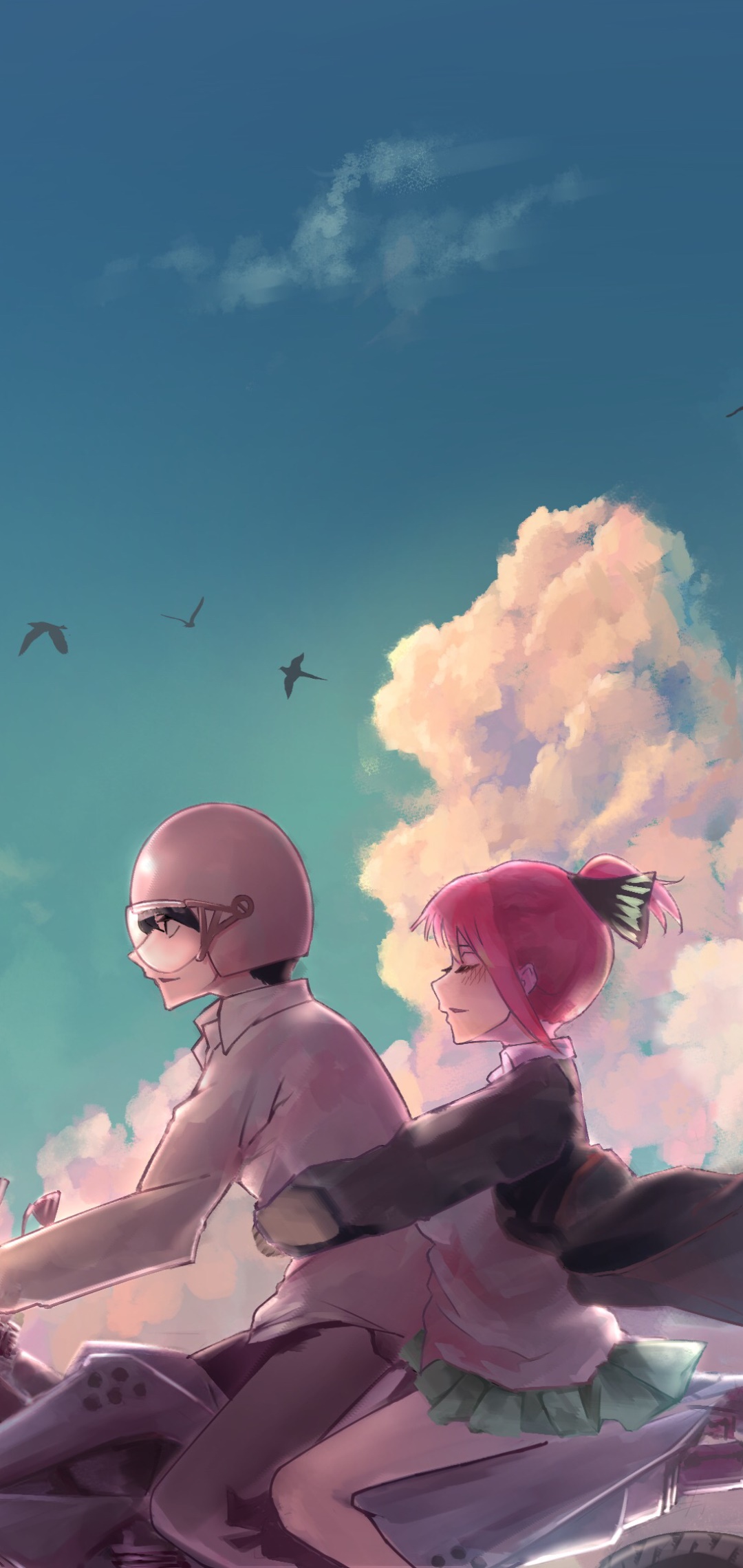 Anime The Quintessential Quintuplets, Fuutarou Uesugi, Nino Nakano, 5-Toubun No Hanayome, 1080x2280, Phone HD Wallpaper