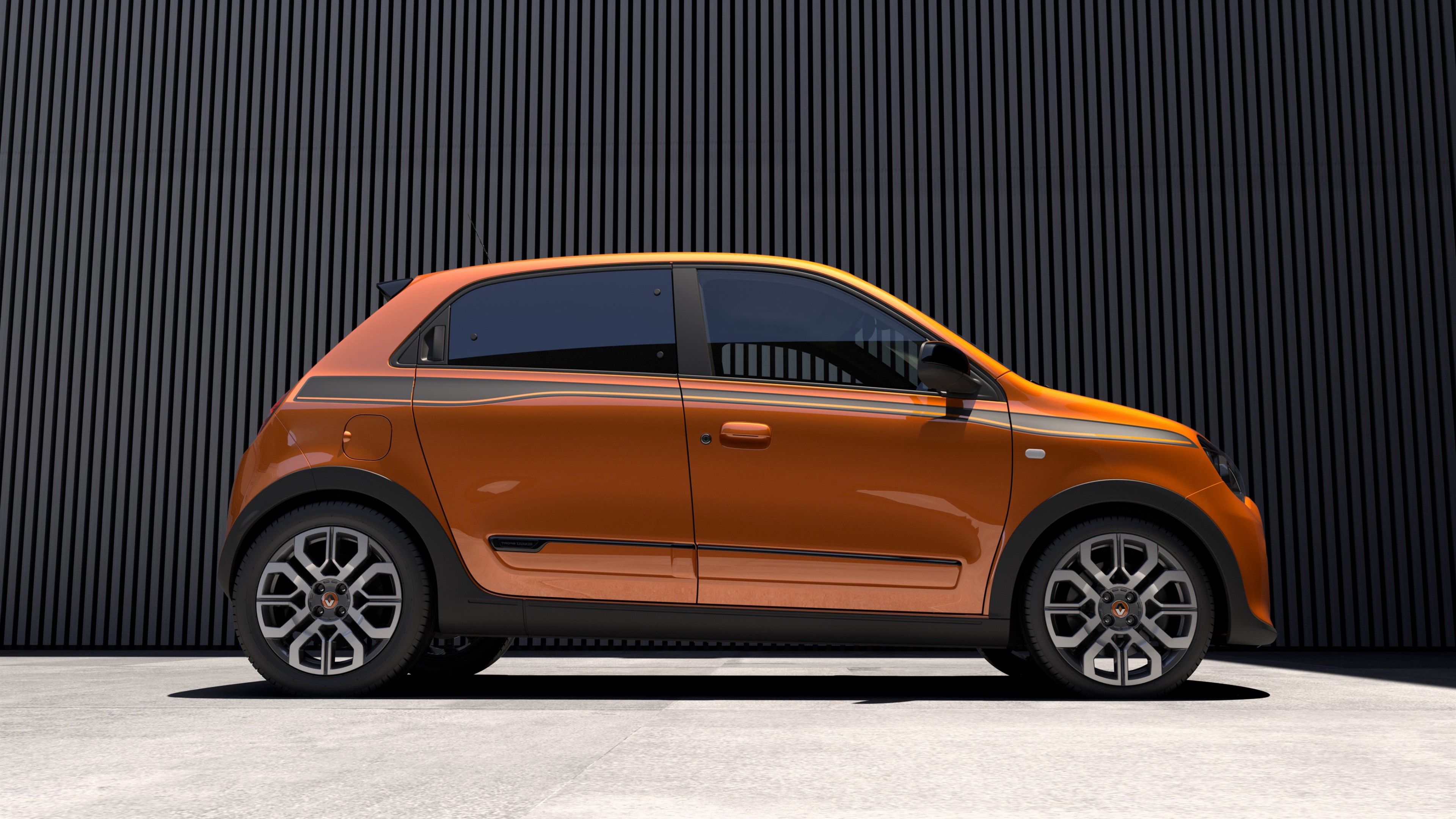 Renault Twingo GT, hot hatch, orange, HD Wallpaper