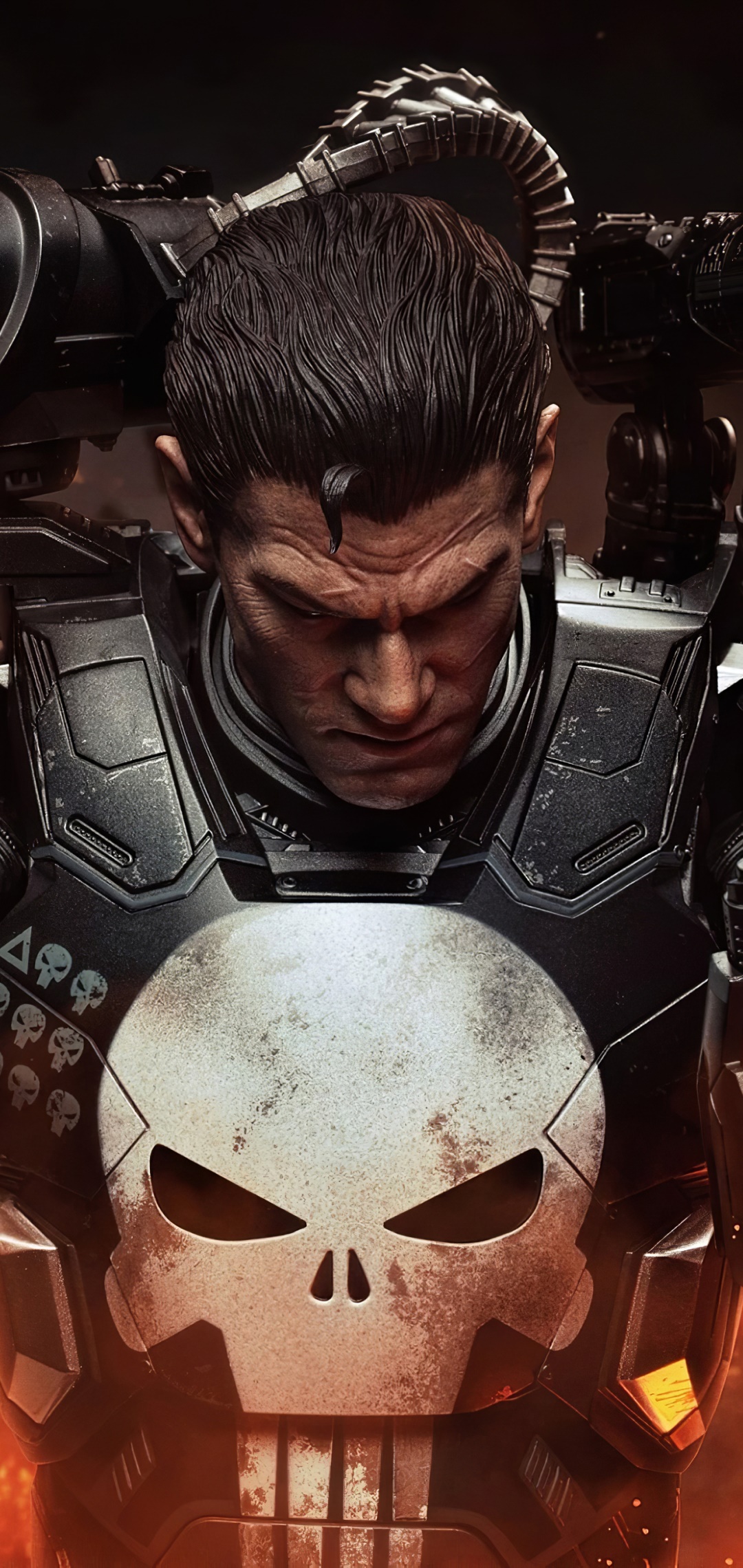 Comics Punisher, 1080x2280, Phone HD Wallpaper