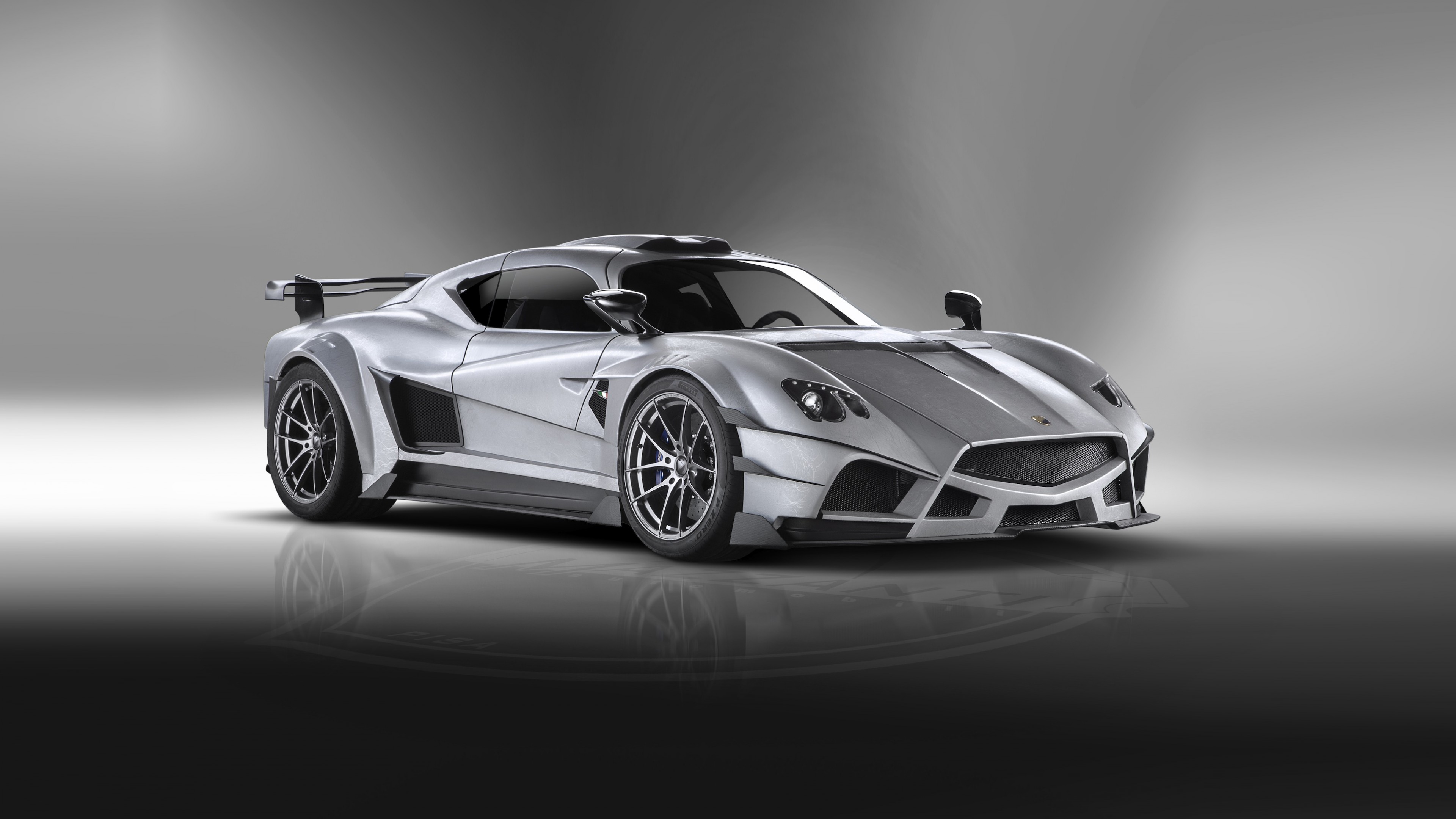 Mazzanti Evantra Millecavalli, hypercar, supercar, silver, HD Wallpaper