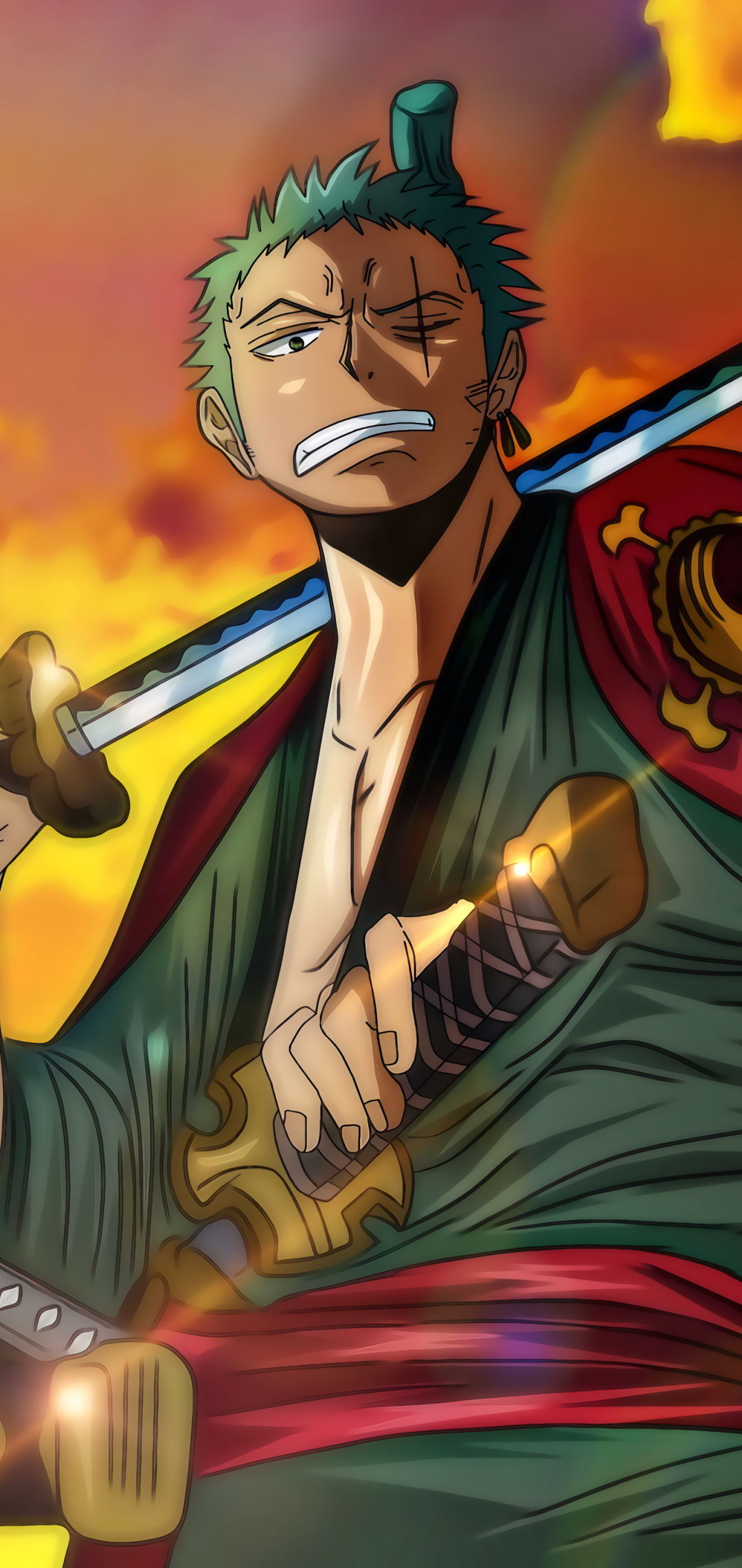 Anime One Piece, Roronoa Zoro, 1080x2280, Phone HD Wallpaper