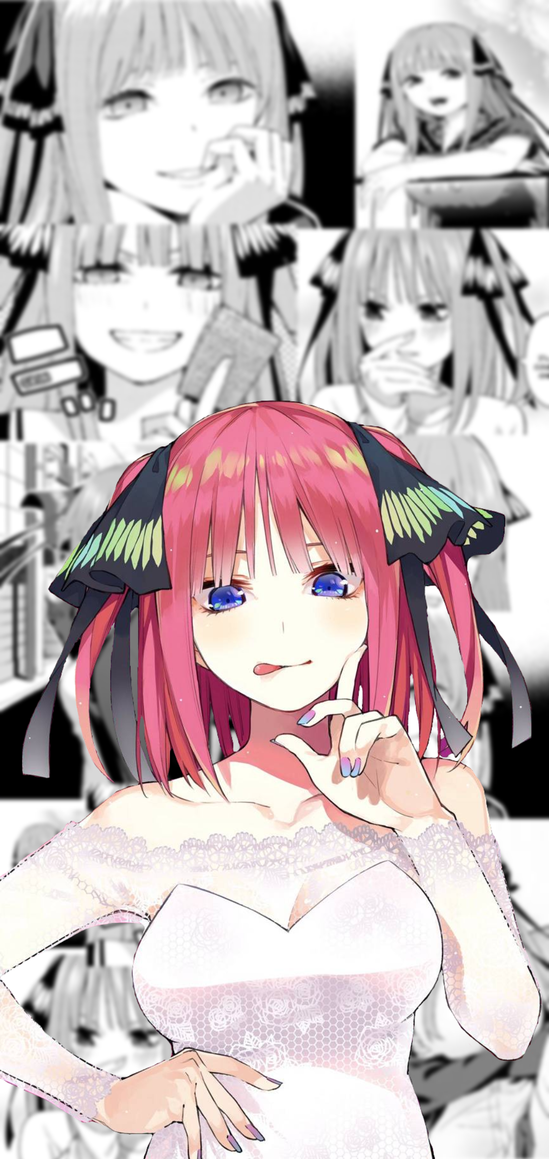 Anime The Quintessential Quintuplets, Nino Nakano, Gotoubun No Hanayome, 1080x2280, Phone HD Wallpaper