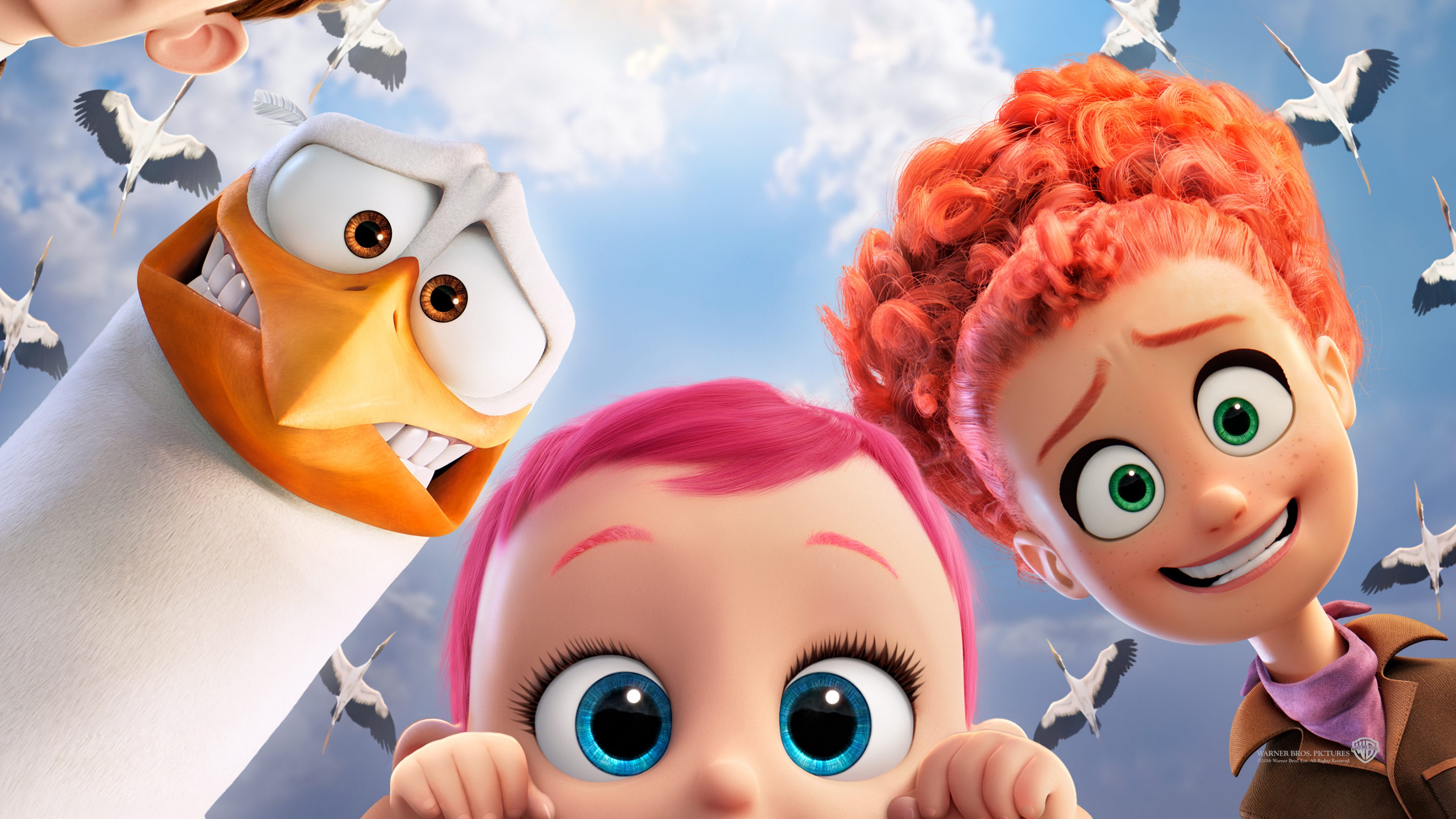 Storks, best animation movies of 2016, HD Wallpaper