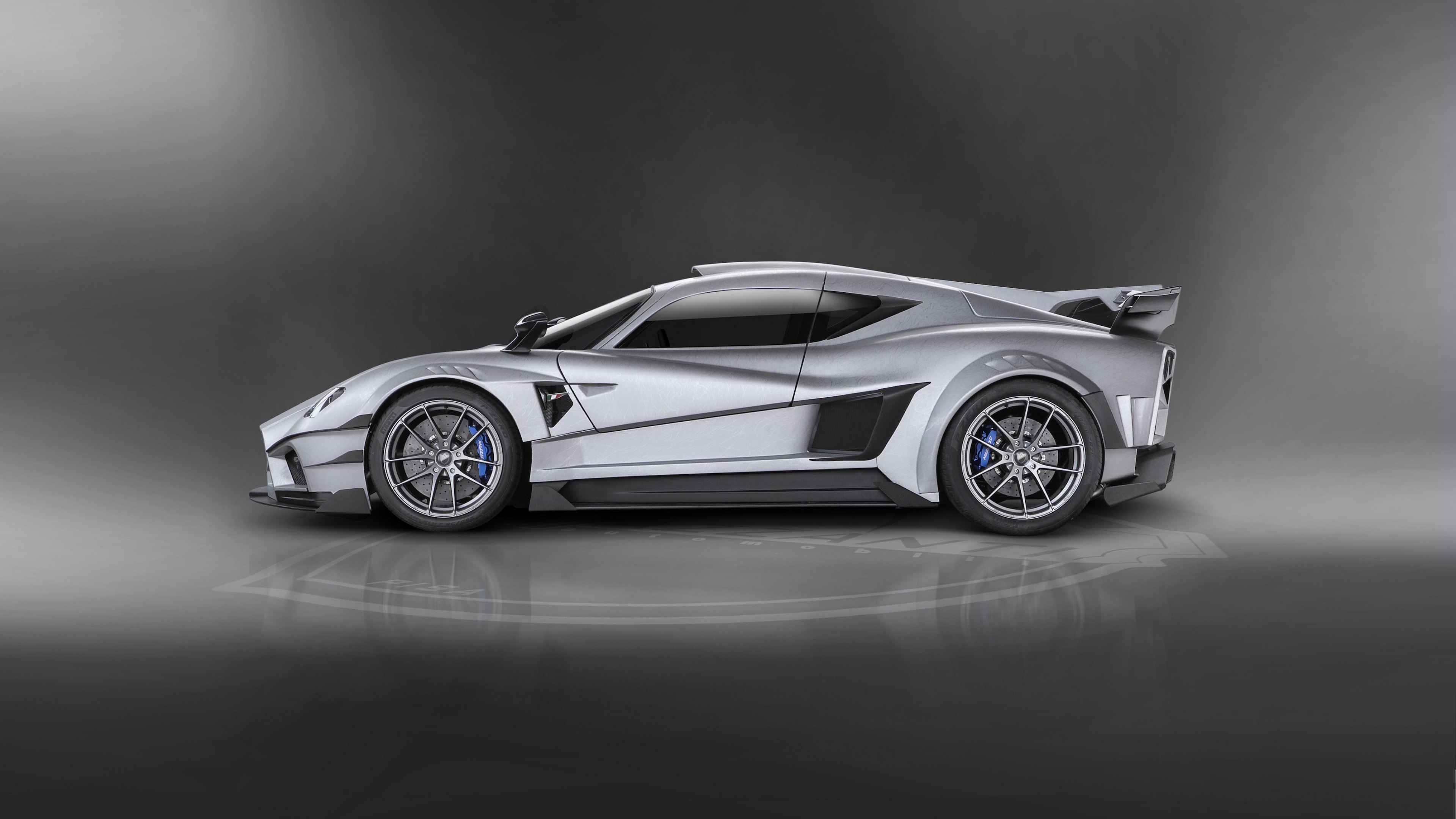 Mazzanti Evantra Millecavalli, hypercar, supercar, silver, HD Wallpaper
