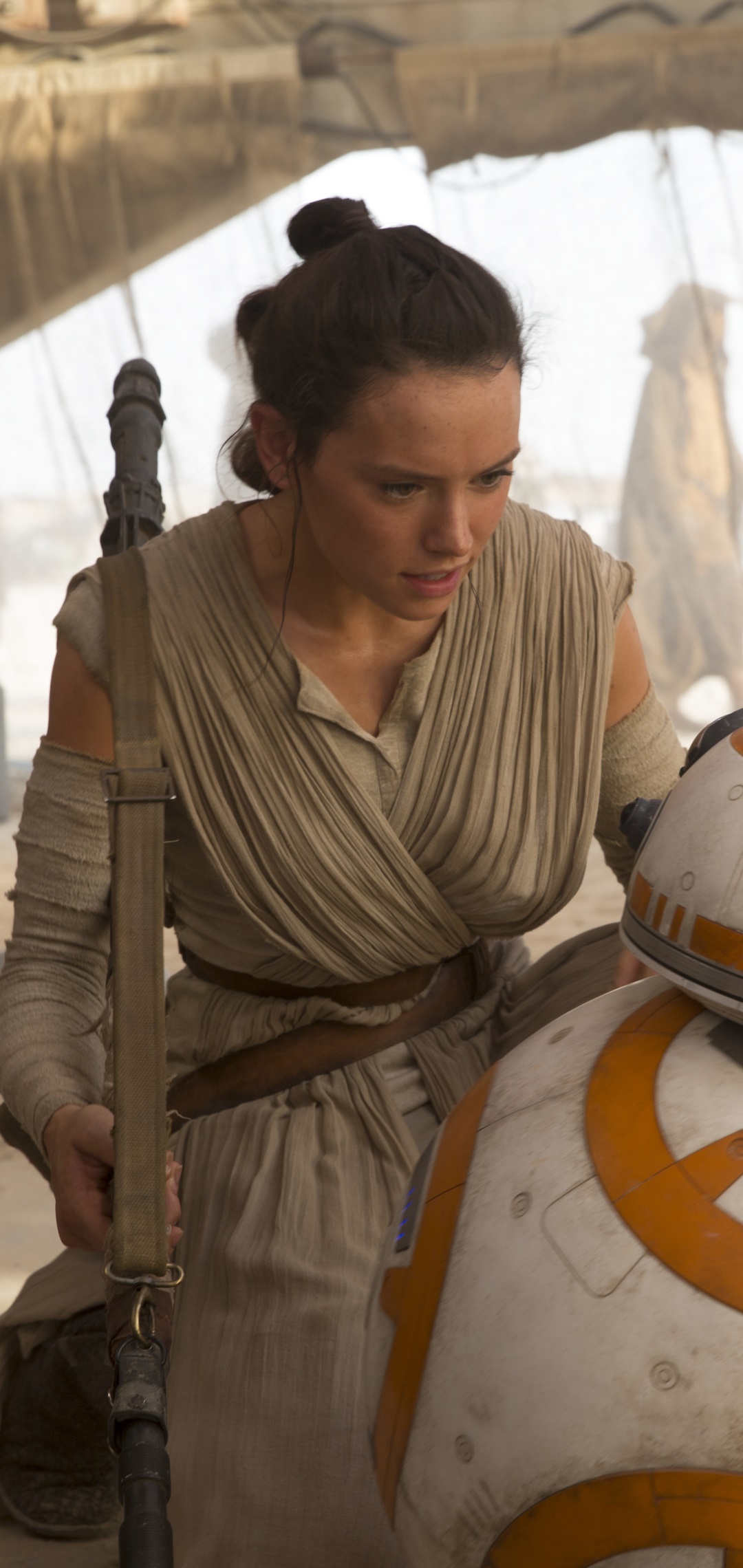 Movie Star Wars Episode VII: The Force Awakens, Daisy Ridley, Rey (Star Wars), Star Wars, Jedi, 1080x2280, Phone HD Wallpaper
