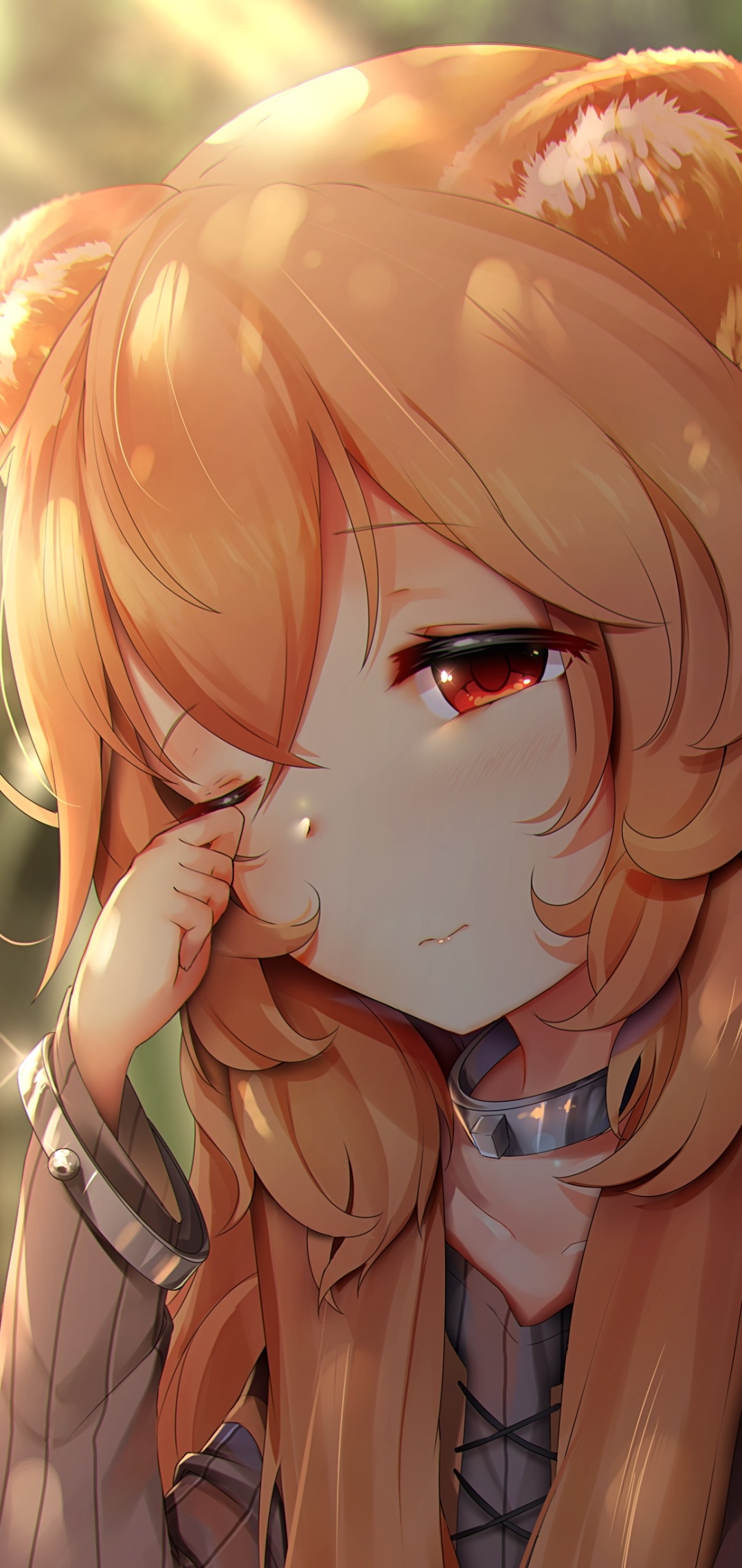 Anime The Rising of the Shield Hero, Raphtalia (The Rising Of The Shield Hero), Red Eyes, Animal Ears, 1080x2280, Phone HD Wallpaper