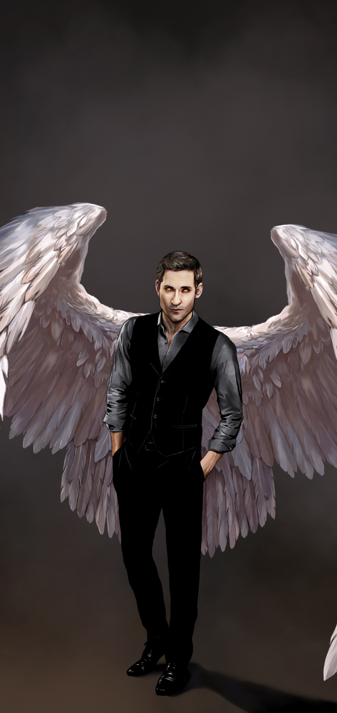 TV Show Lucifer, Angel, Lucifer (TV Show), Lucifer Morningstar, 1080x2280, Phone HD Wallpaper