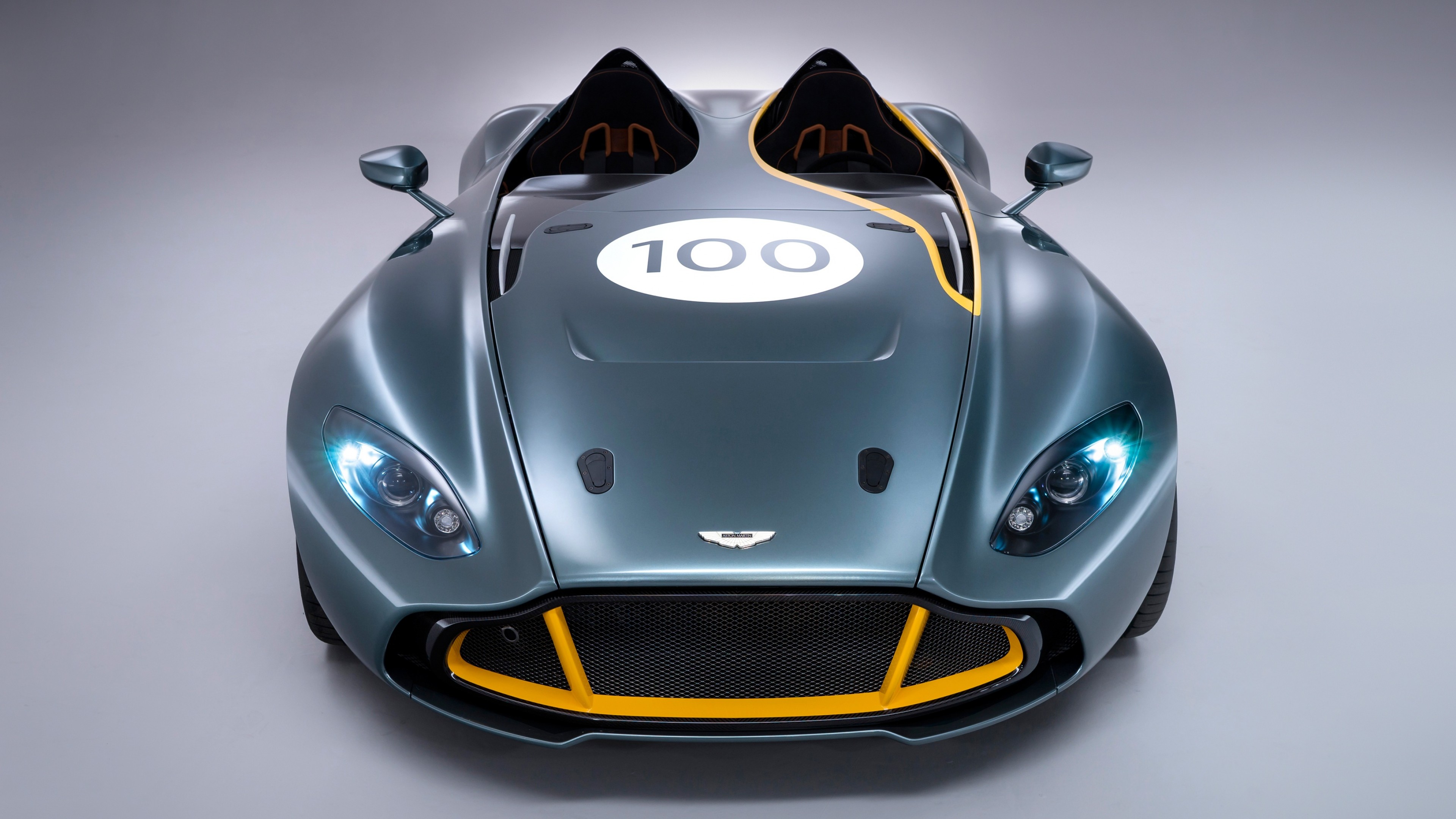 Aston Martin CC100 Speedster, supercar, silver, HD Wallpaper