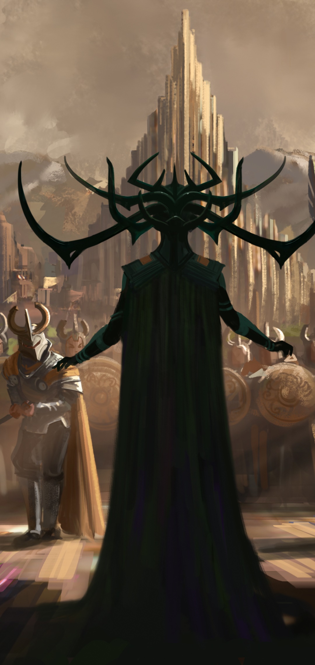 Movie Thor: Ragnarok, Hela (Marvel Comics), 1080x2280, Phone HD Wallpaper