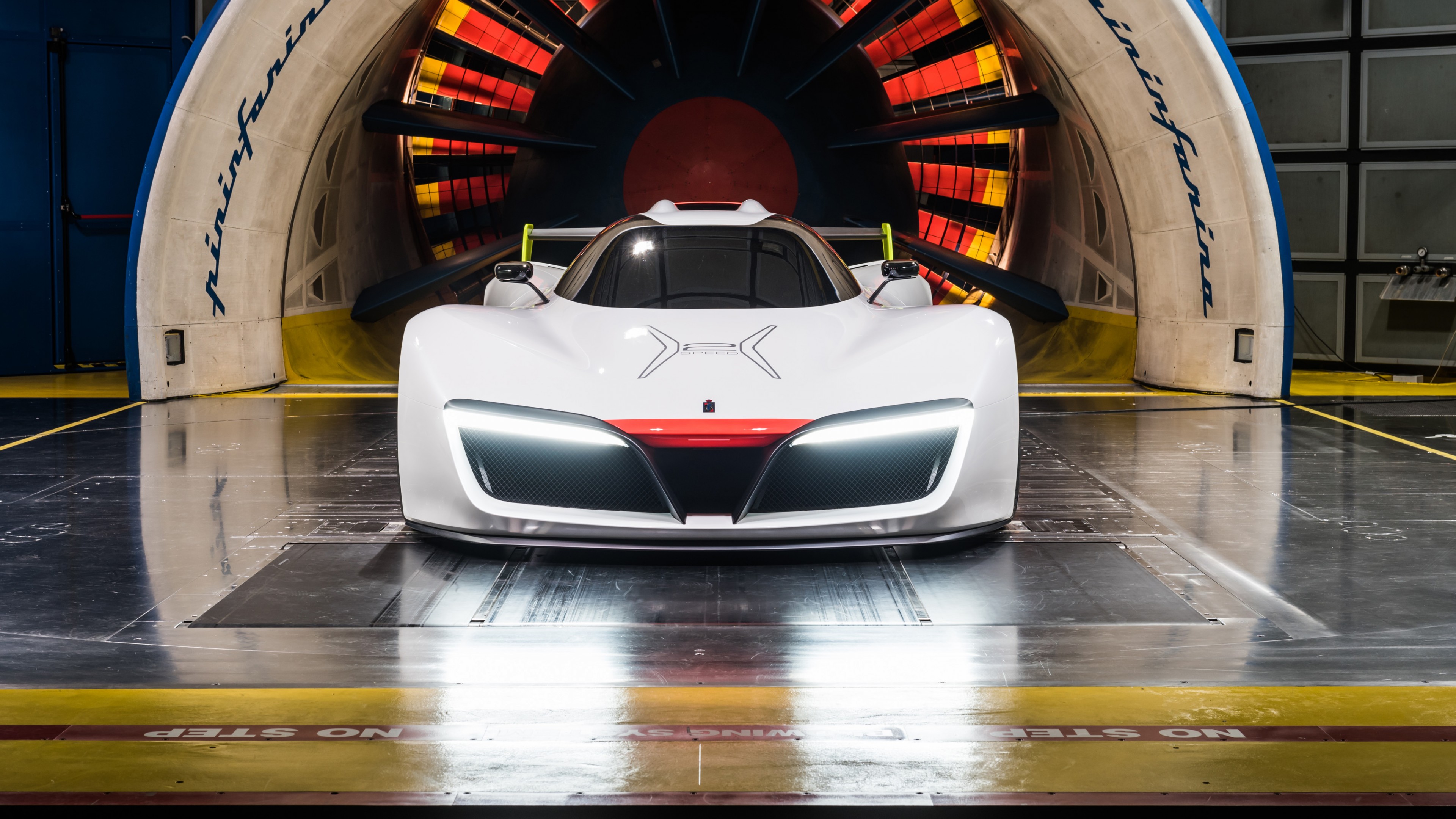 Pininfarina H2, supercar, hydrogen, hydrogen fuel cell, sport car, white, HD Wallpaper