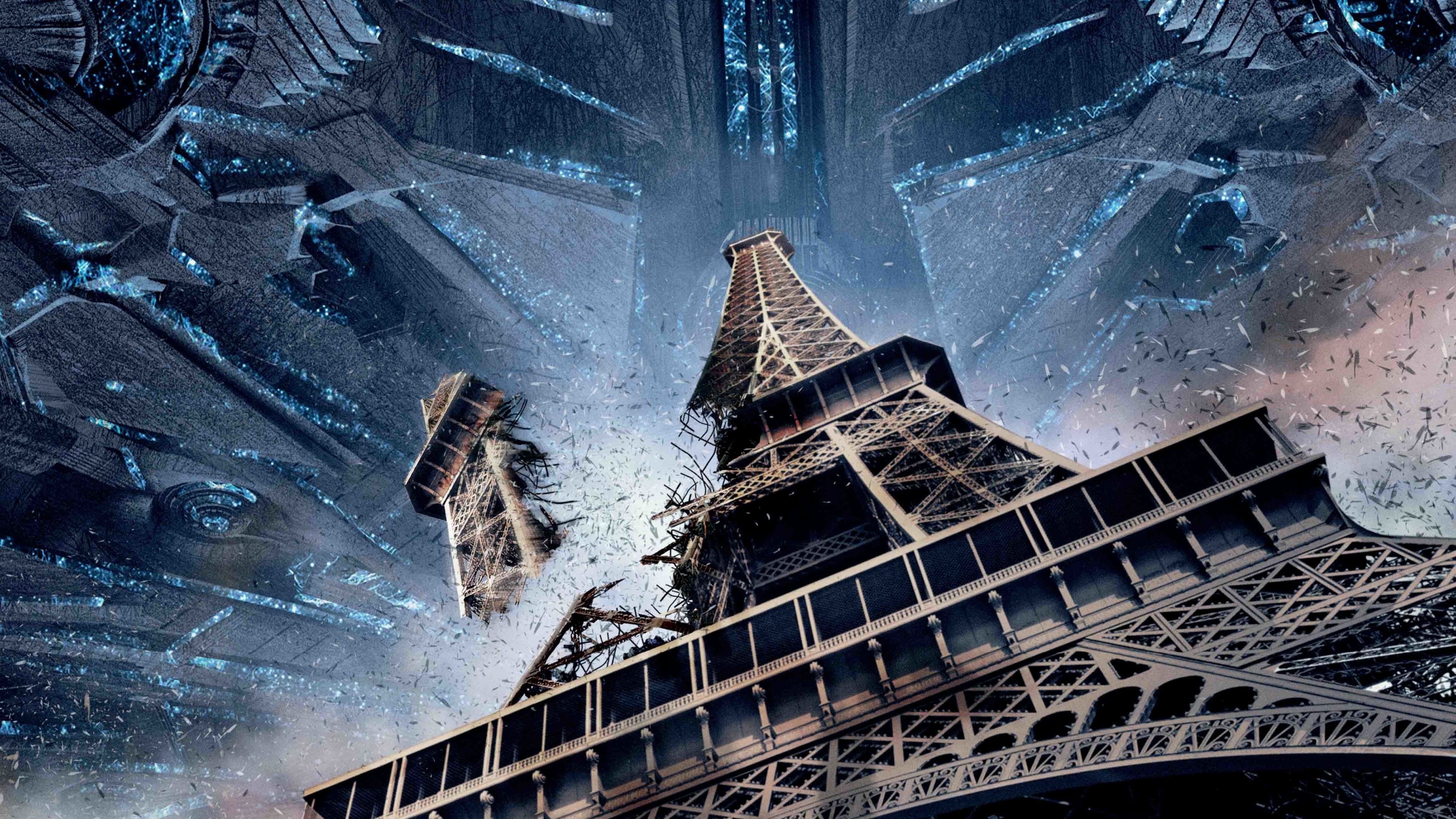 Independence Day: Resurgence, tour Eiffel, paris, best movies 2016, HD Wallpaper