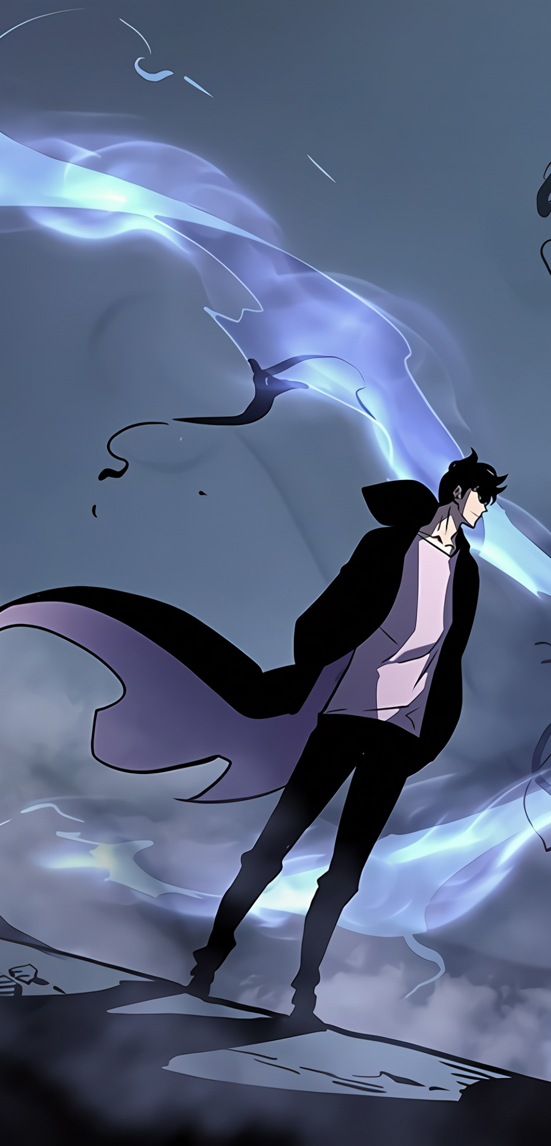 Anime Solo Leveling, Beru (Solo Leveling), Sung Jin-Woo, 1080x2246, Phone HD Wallpaper
