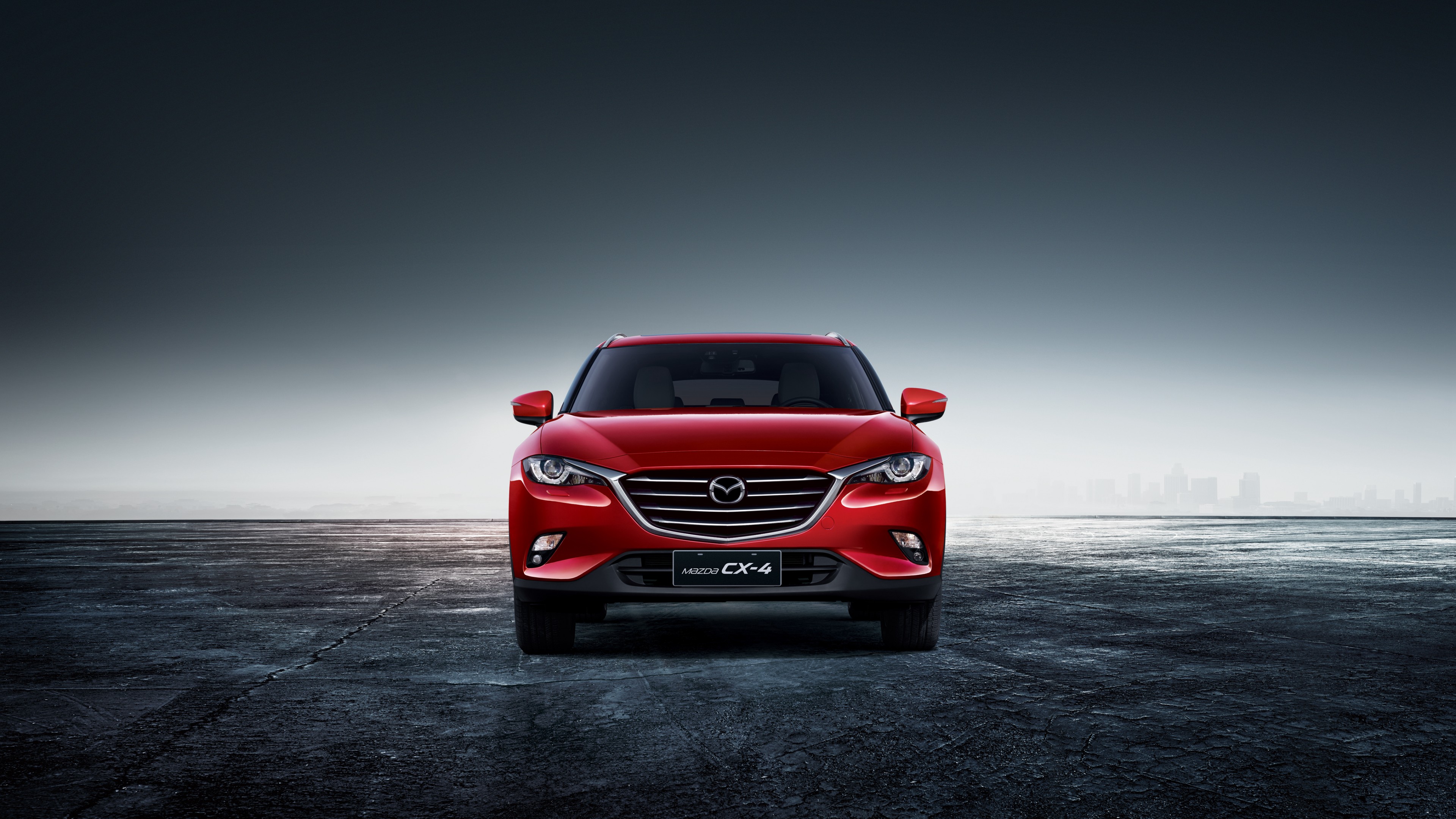 Mazda CX4, crossover, red, HD Wallpaper