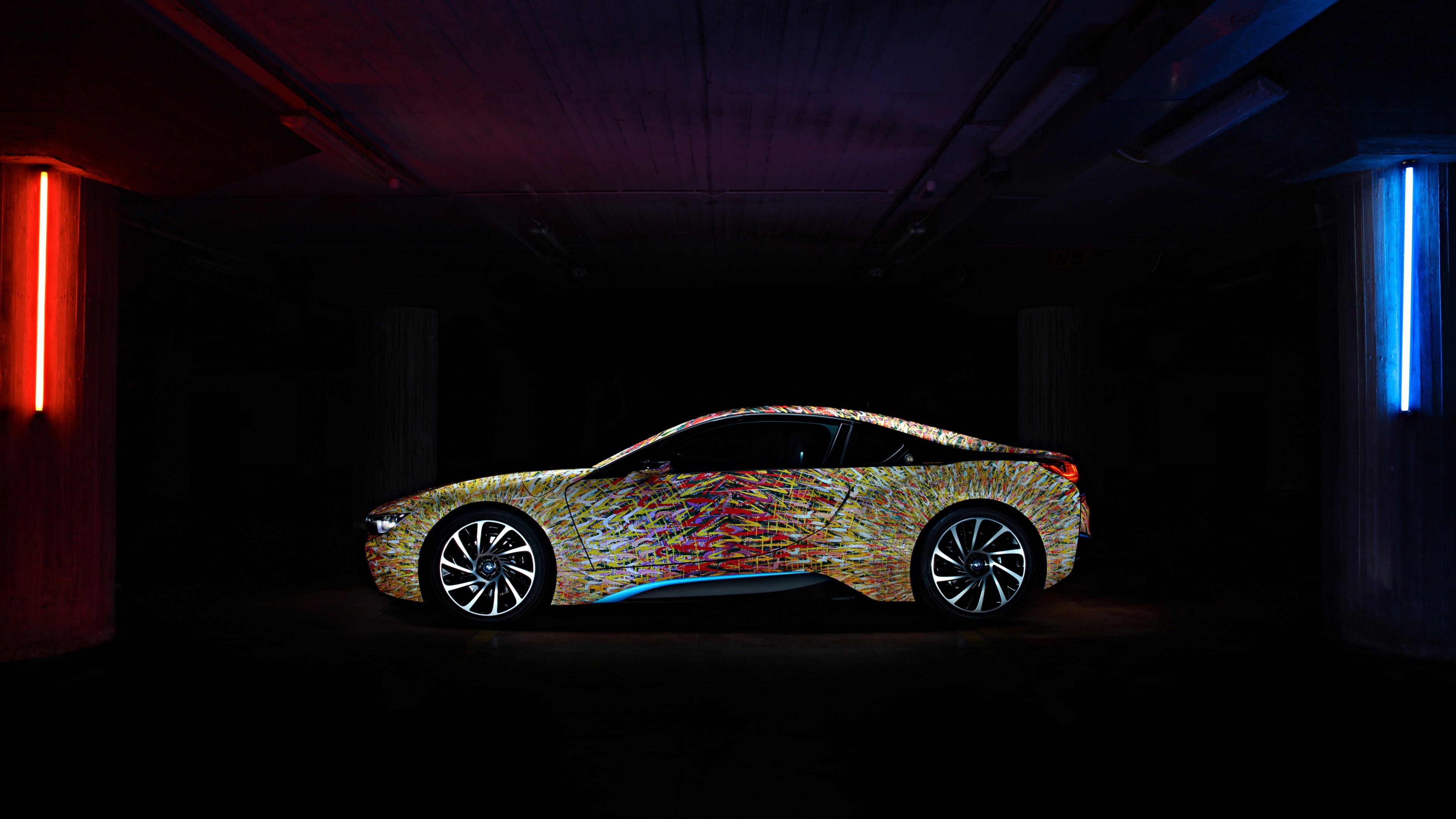 BMW i8 Futurism Edition, Garage Italia Customs, supercar, HD Wallpaper
