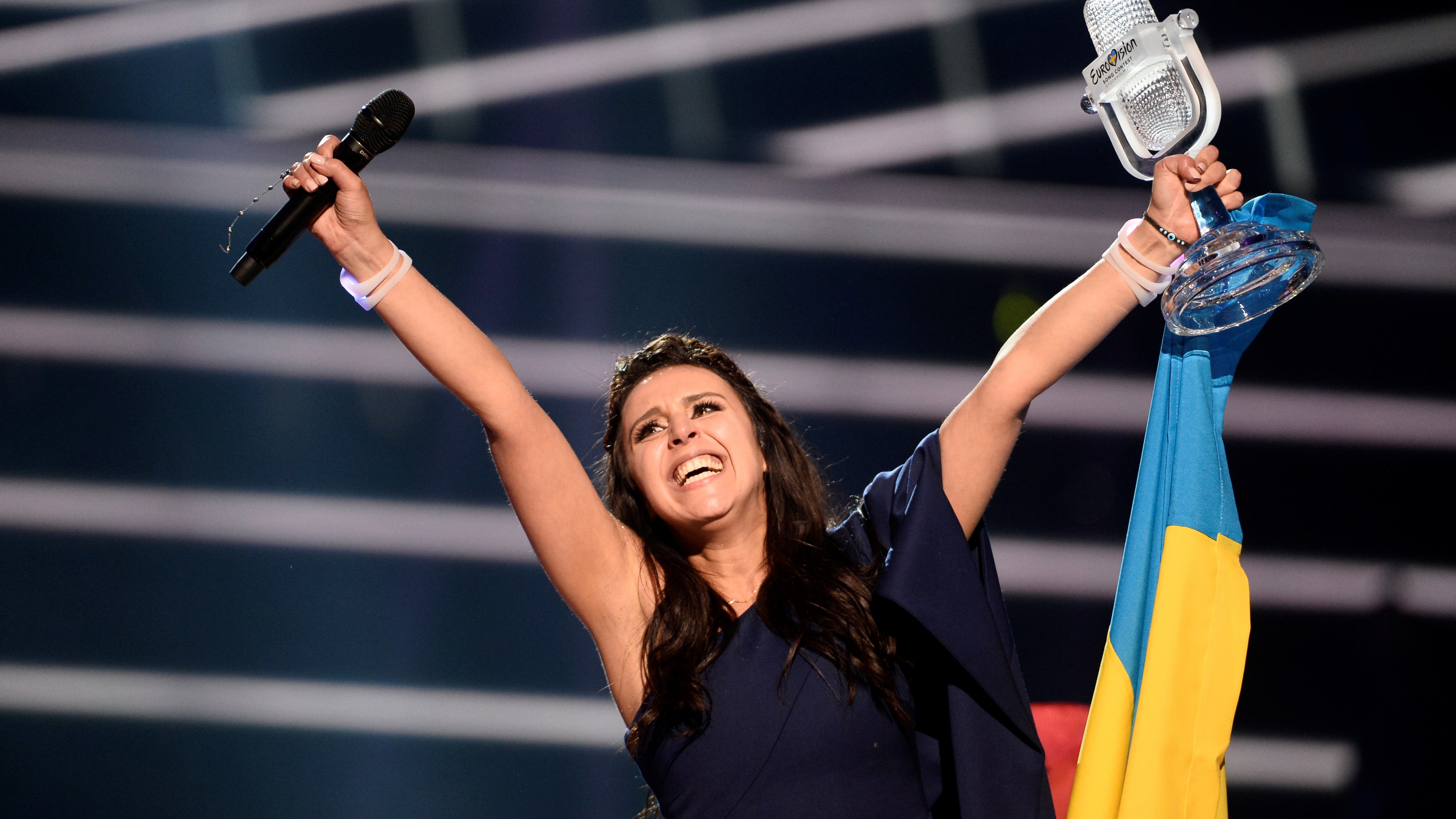 Jamala, wins, Eurovision 2016, Ukraine, HD Wallpaper