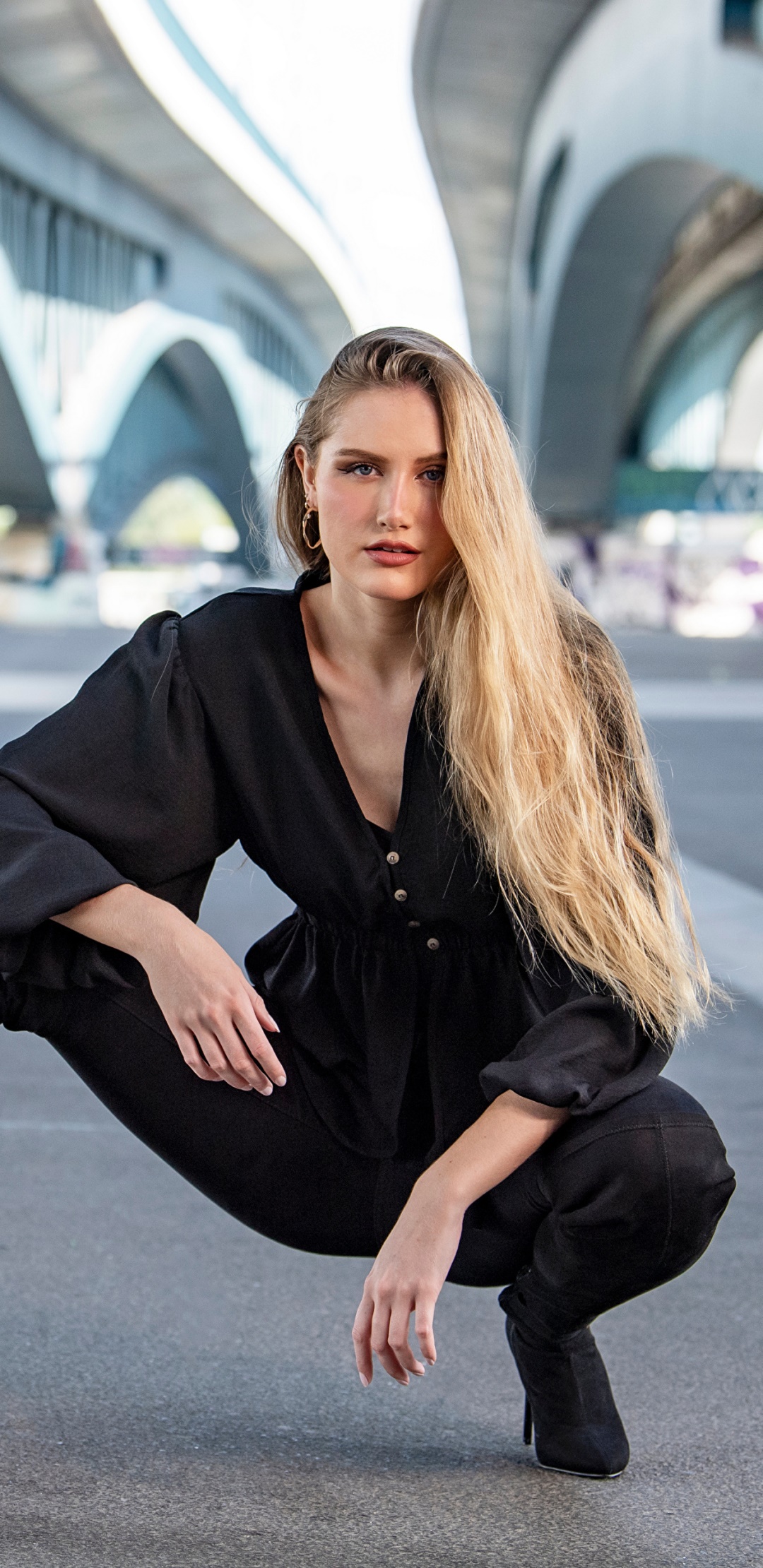 Women Model, Blonde, 1080x2220, Phone HD Wallpaper