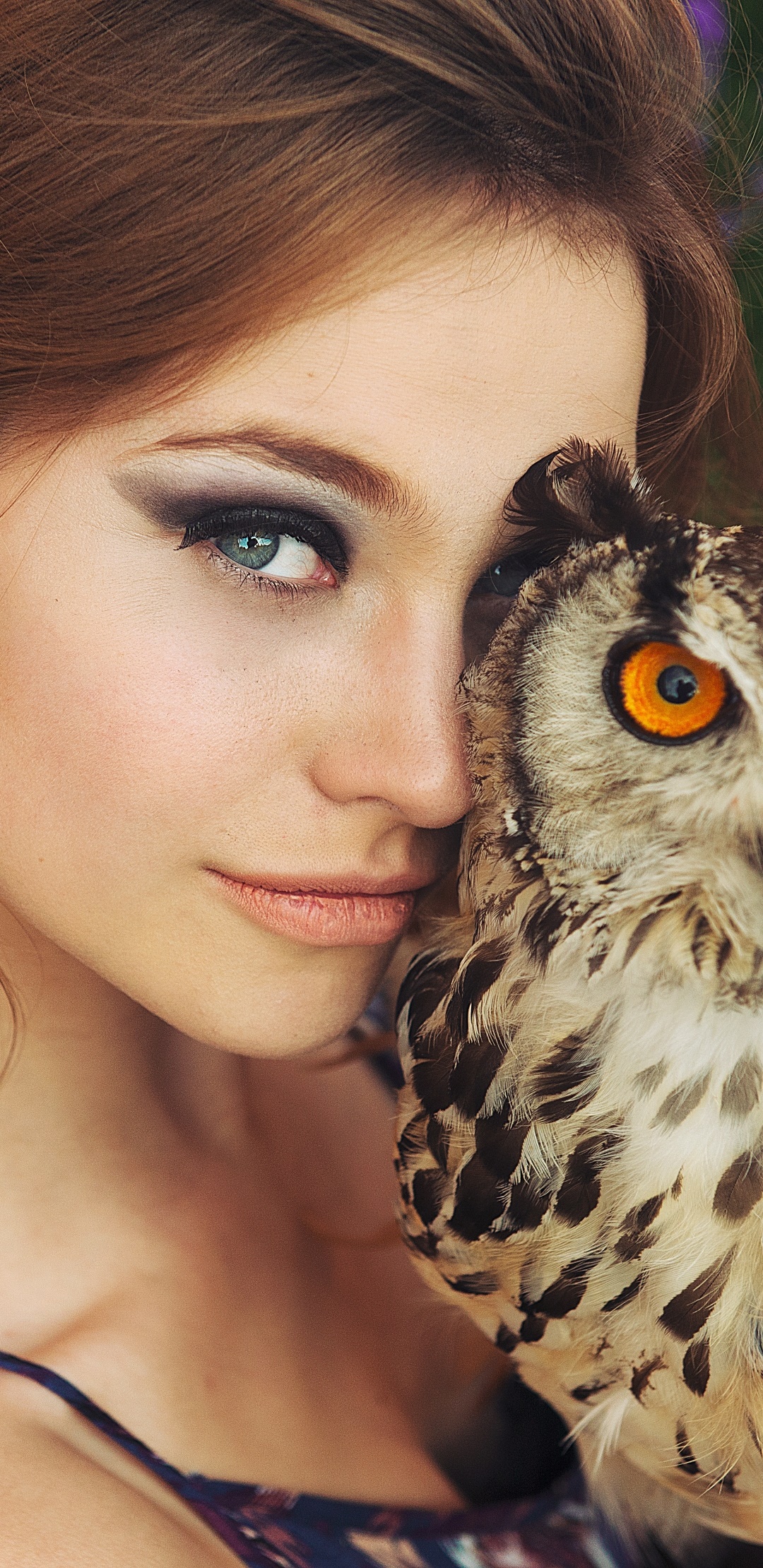 Women Model, Redhead, 1080x2220, Phone HD Wallpaper