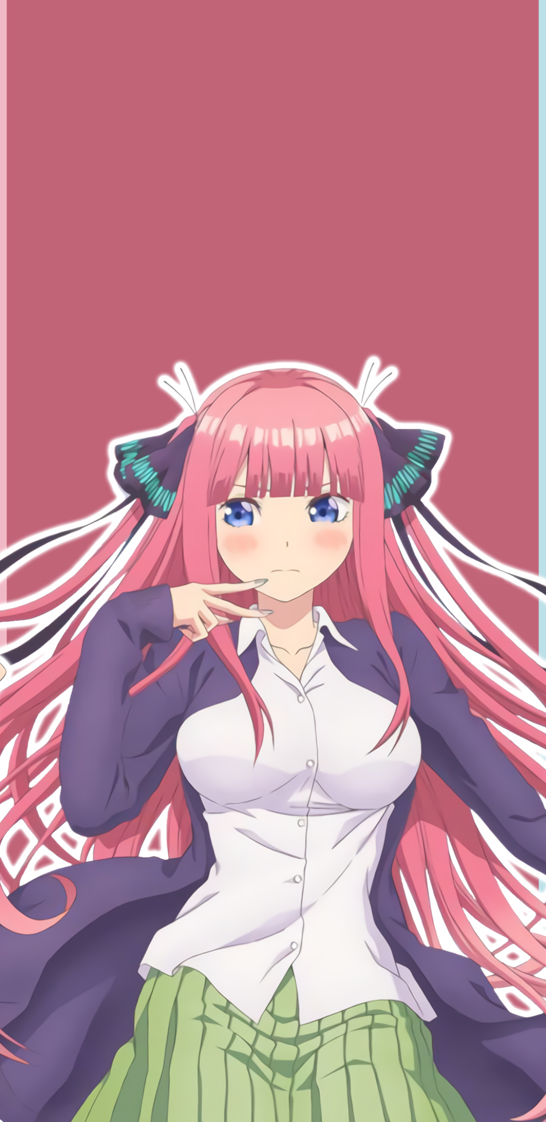 Anime The Quintessential Quintuplets, 5-Toubun No Hanayome, Nino Nakano, 1080x2220, Phone HD Wallpaper
