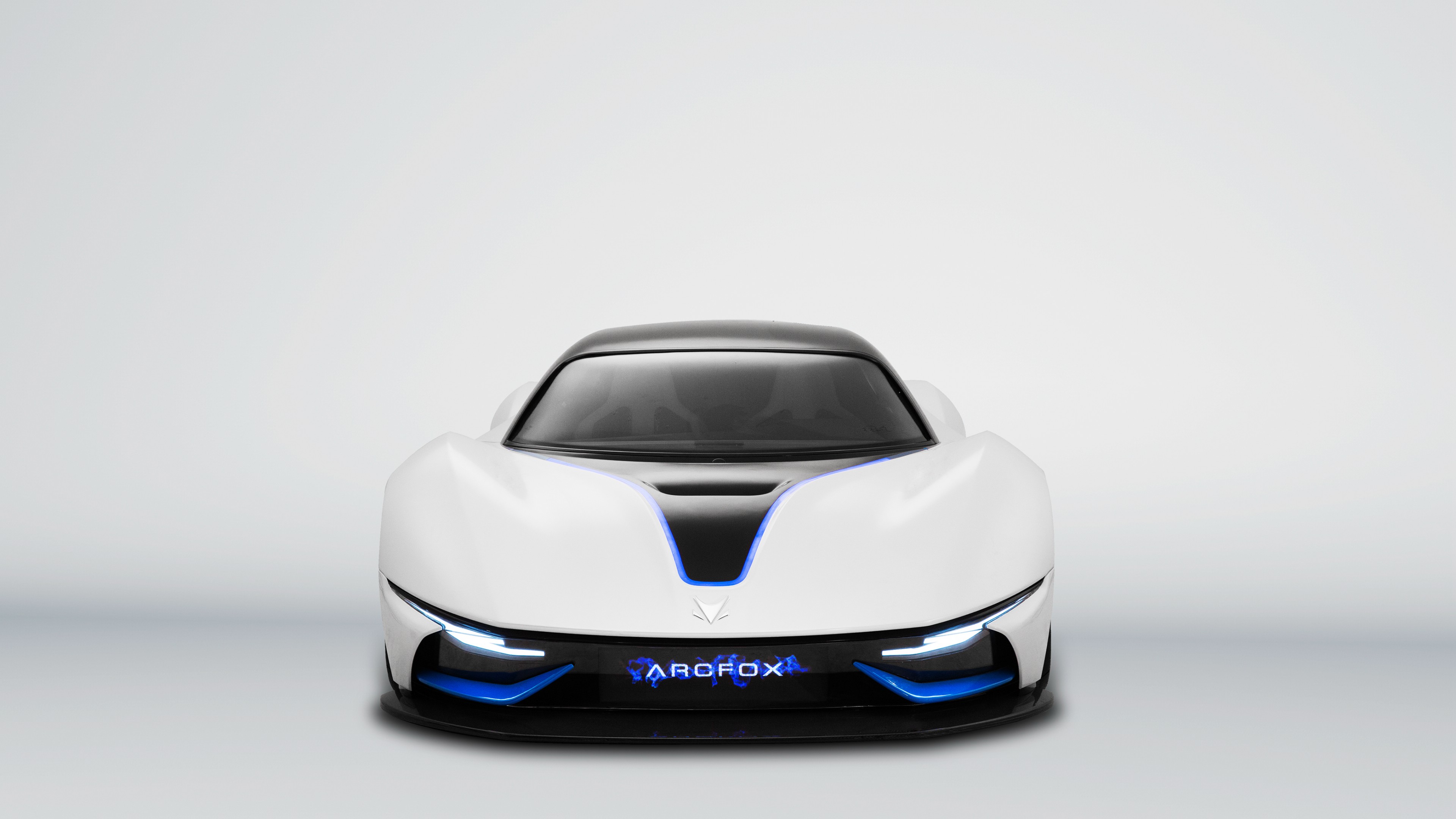 BAIC Arcfox-7, supercar, electric cars, white, HD Wallpaper
