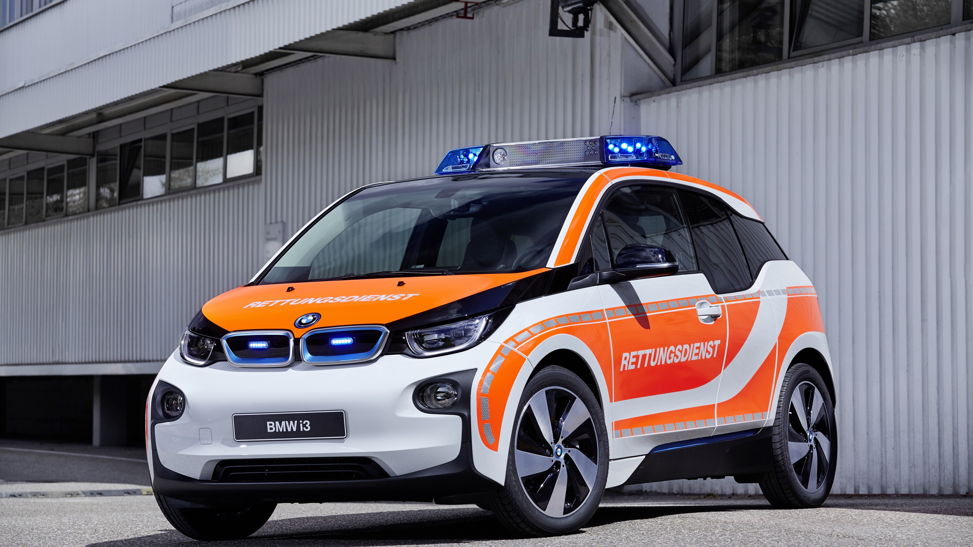 Bmw i3, electric cars, RETTmobil 2016, safety car, HD Wallpaper