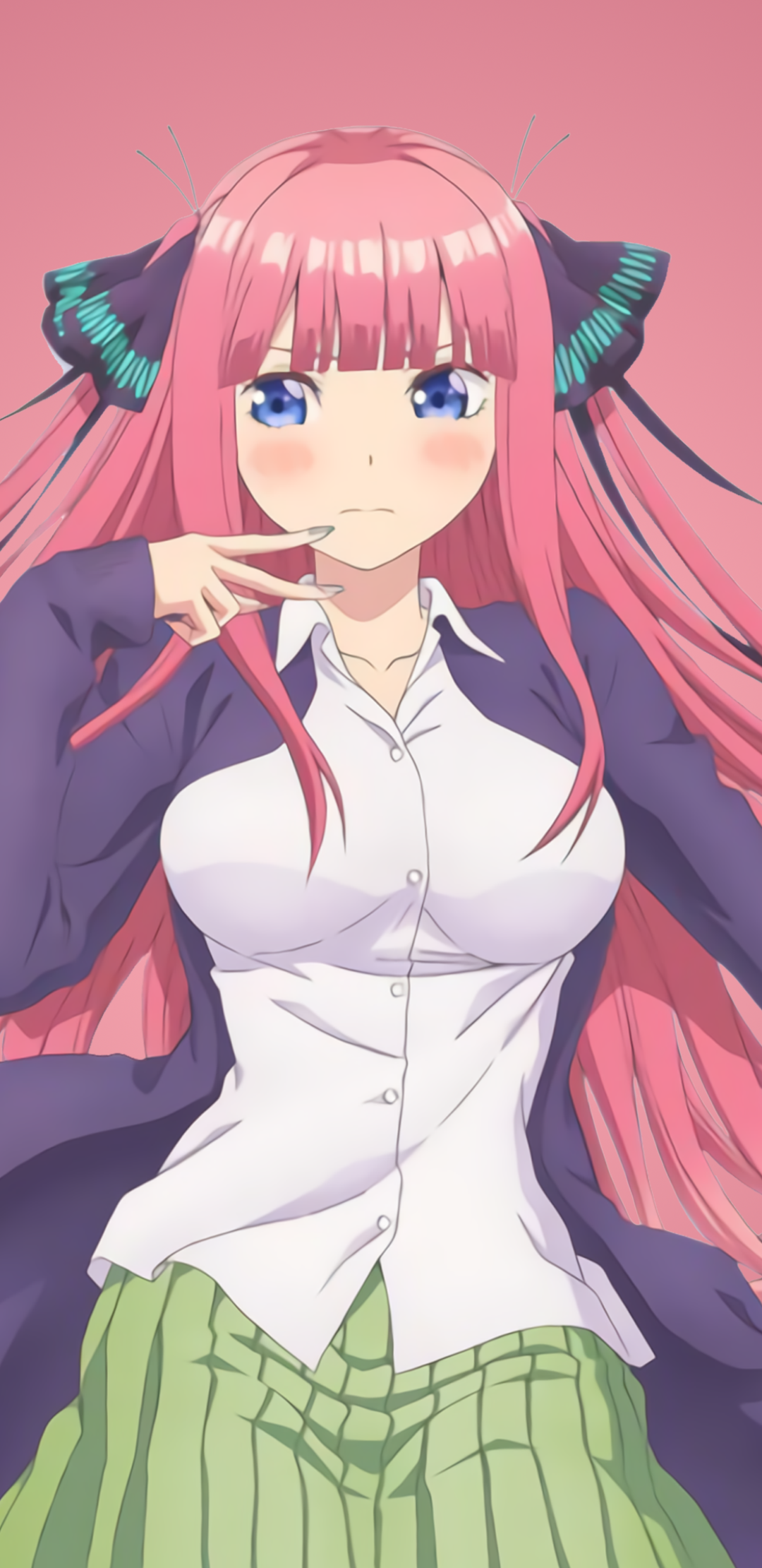 Anime The Quintessential Quintuplets, Nino Nakano, 5-Toubun No Hanayome, 1080x2220, Phone HD Wallpaper