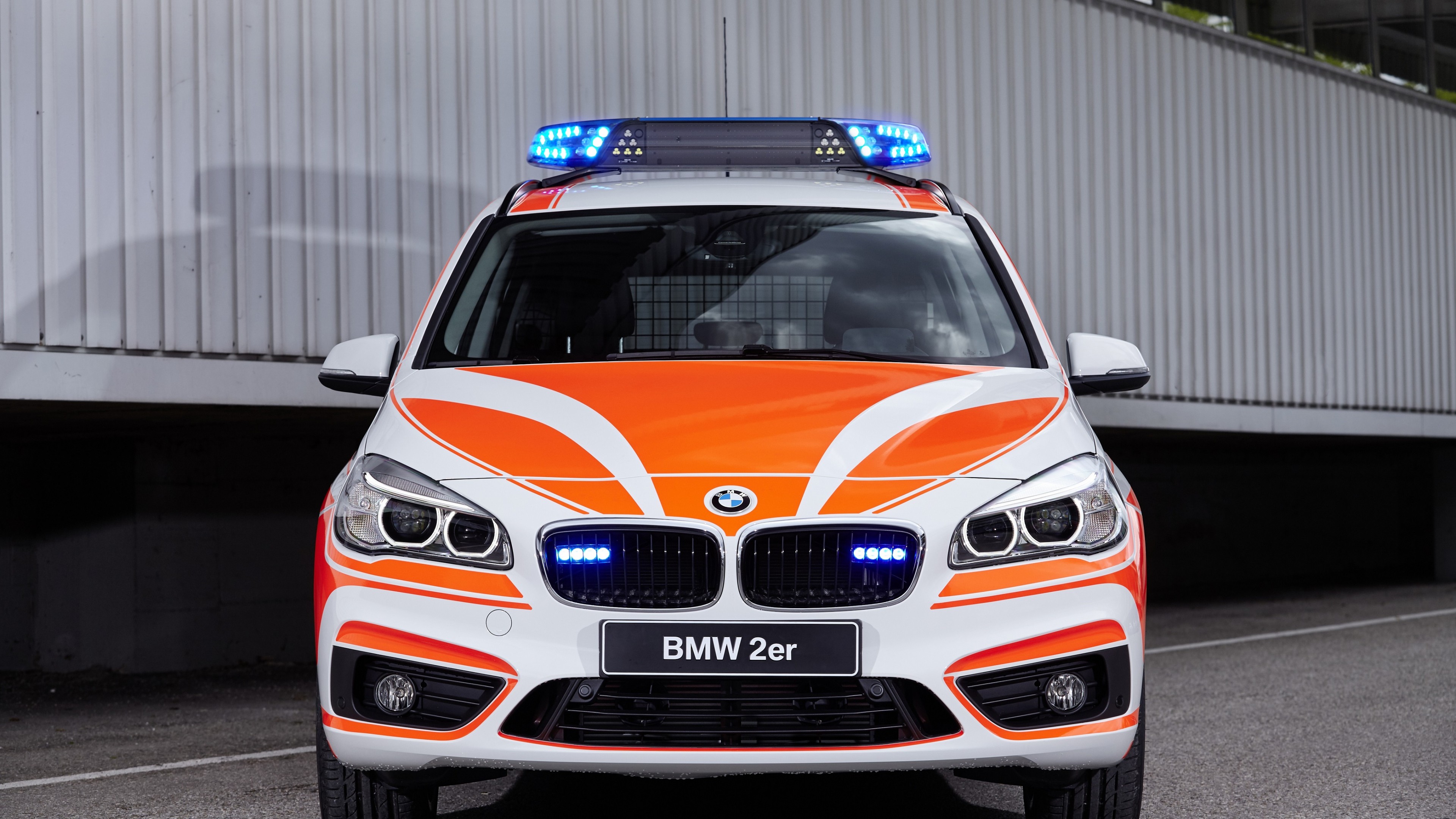 Bmw 220d xdrive gran tourer, RETTmobil 2016, safety car, HD Wallpaper
