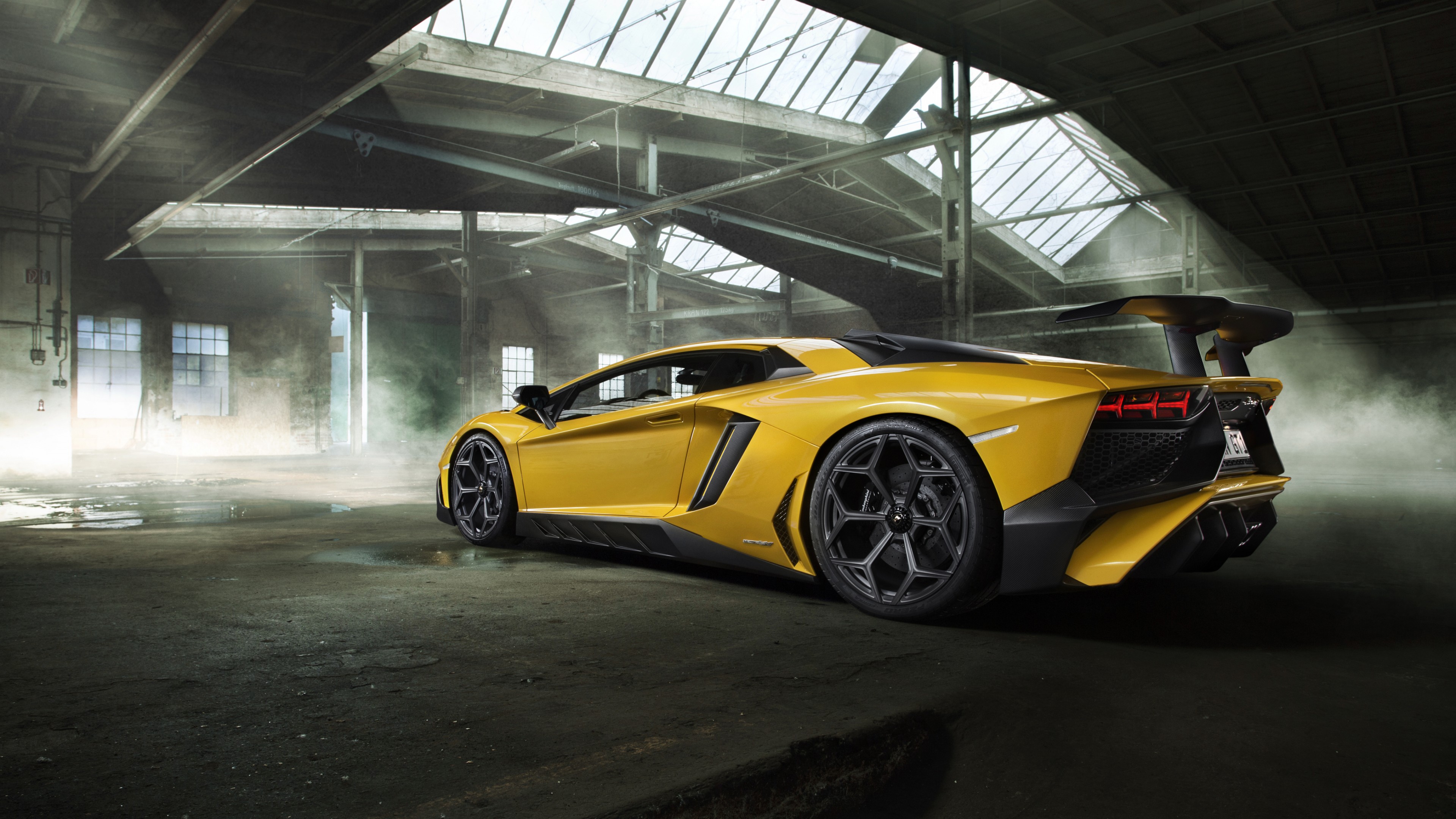 Lamborghini Aventador LP 750-4 Superveloce, Novitec Torado, supercar, yellow, HD Wallpaper