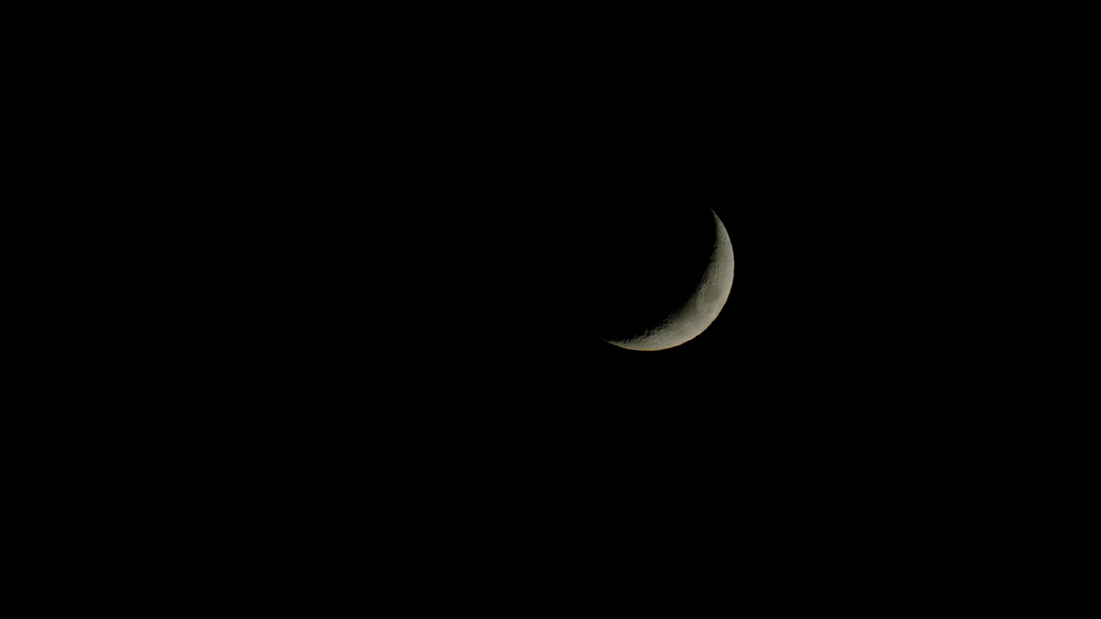 month, dark, night, moon, 4k, HD Wallpaper
