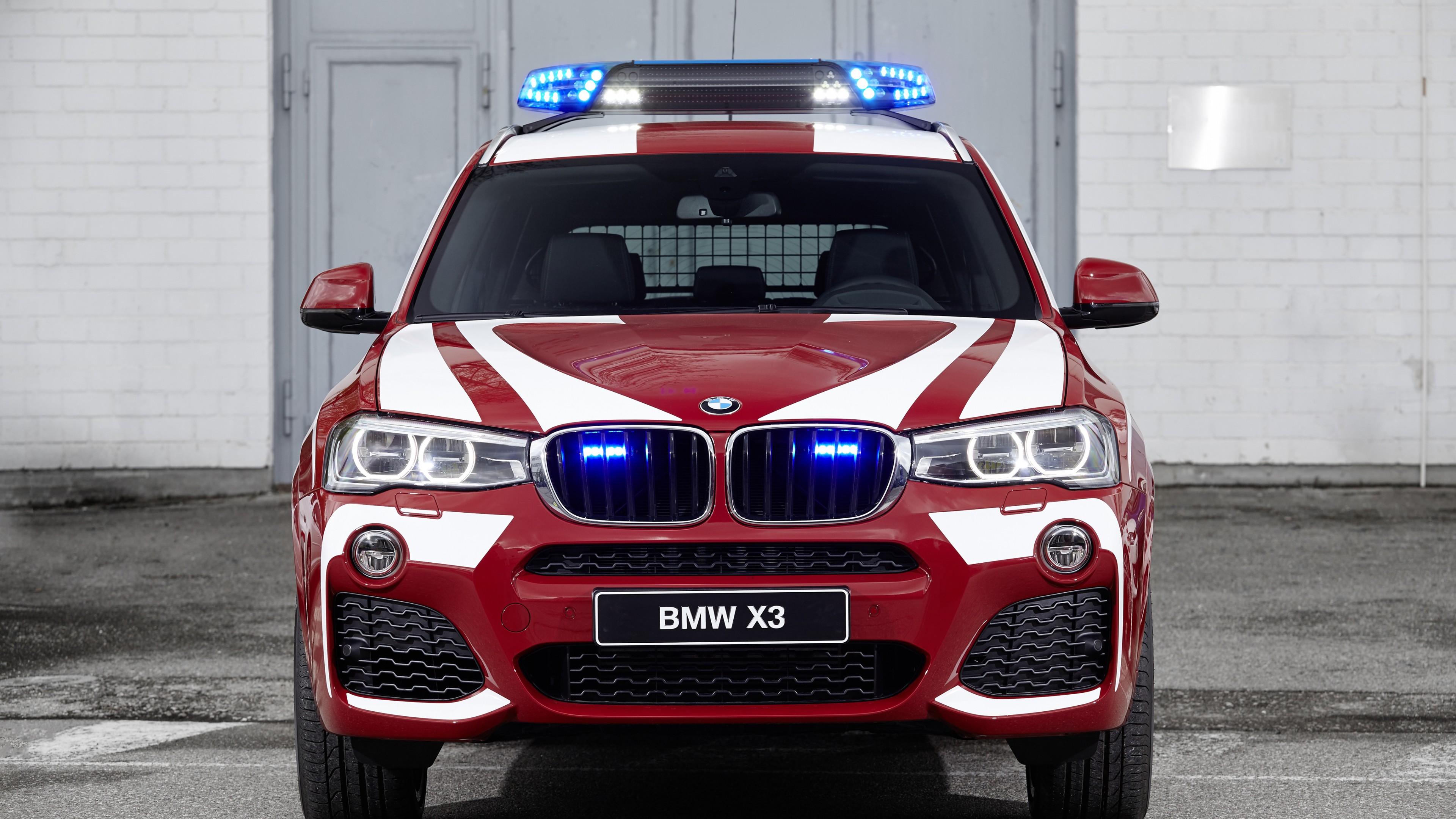 Bmw x3 xdrive 20d, m sport feuerwehr, RETTmobil 2016, safety car, HD Wallpaper
