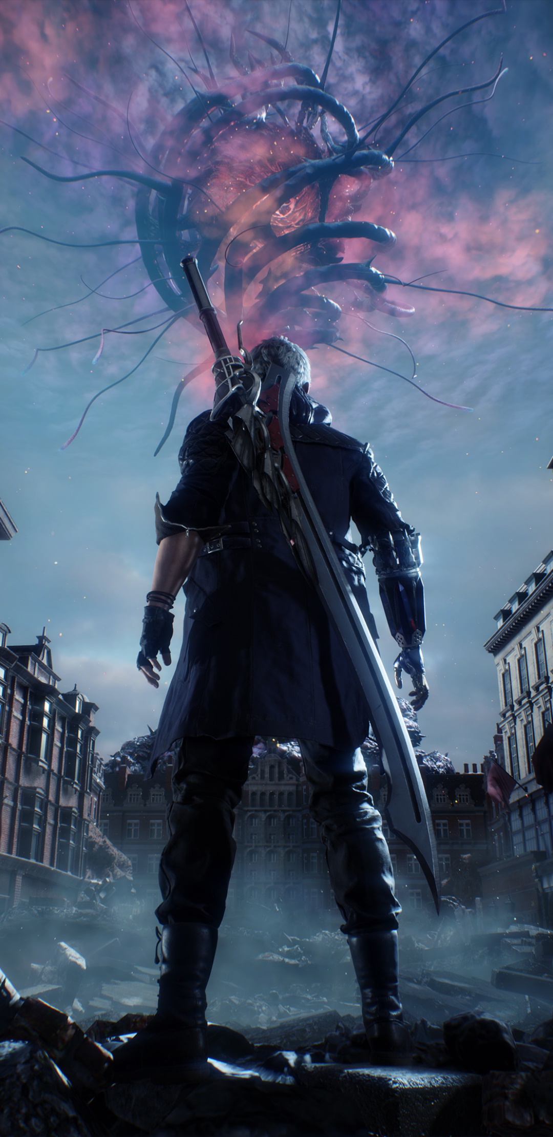 Video Game Devil May Cry 5, Nero (Devil May Cry), 1080x2220, Phone HD Wallpaper