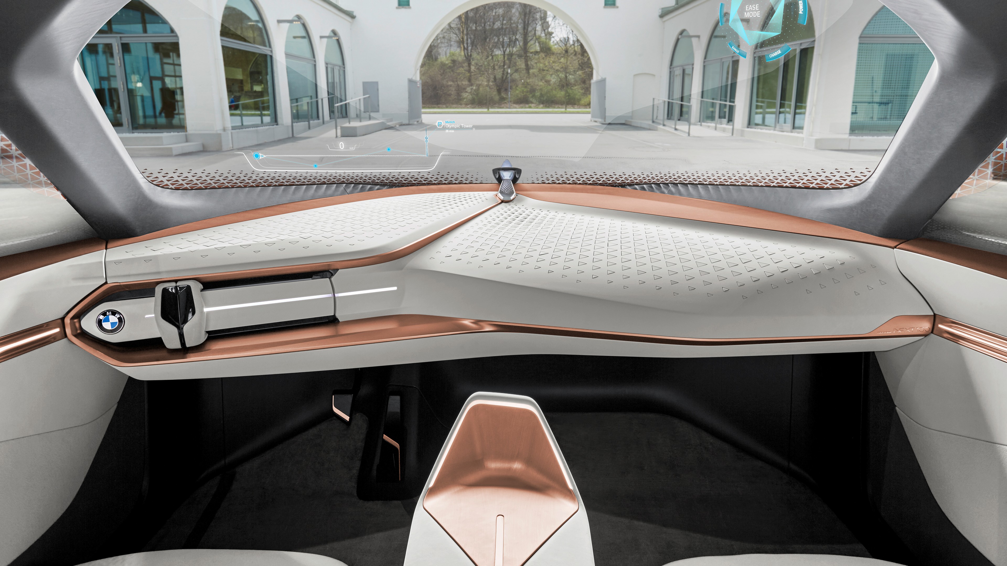 BMW Vision Next 100, future cars, interior, HD Wallpaper