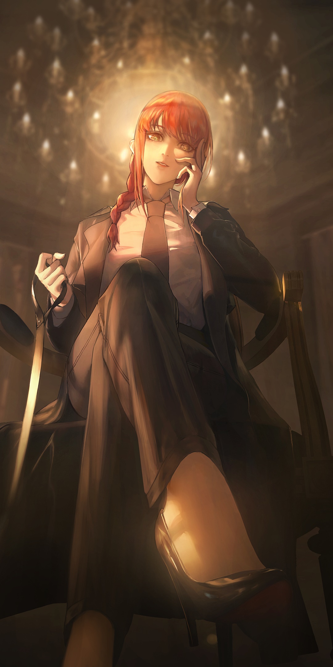 Anime Chainsaw Man, Makima (Chainsaw Man), 1080x2160, Phone HD Wallpaper