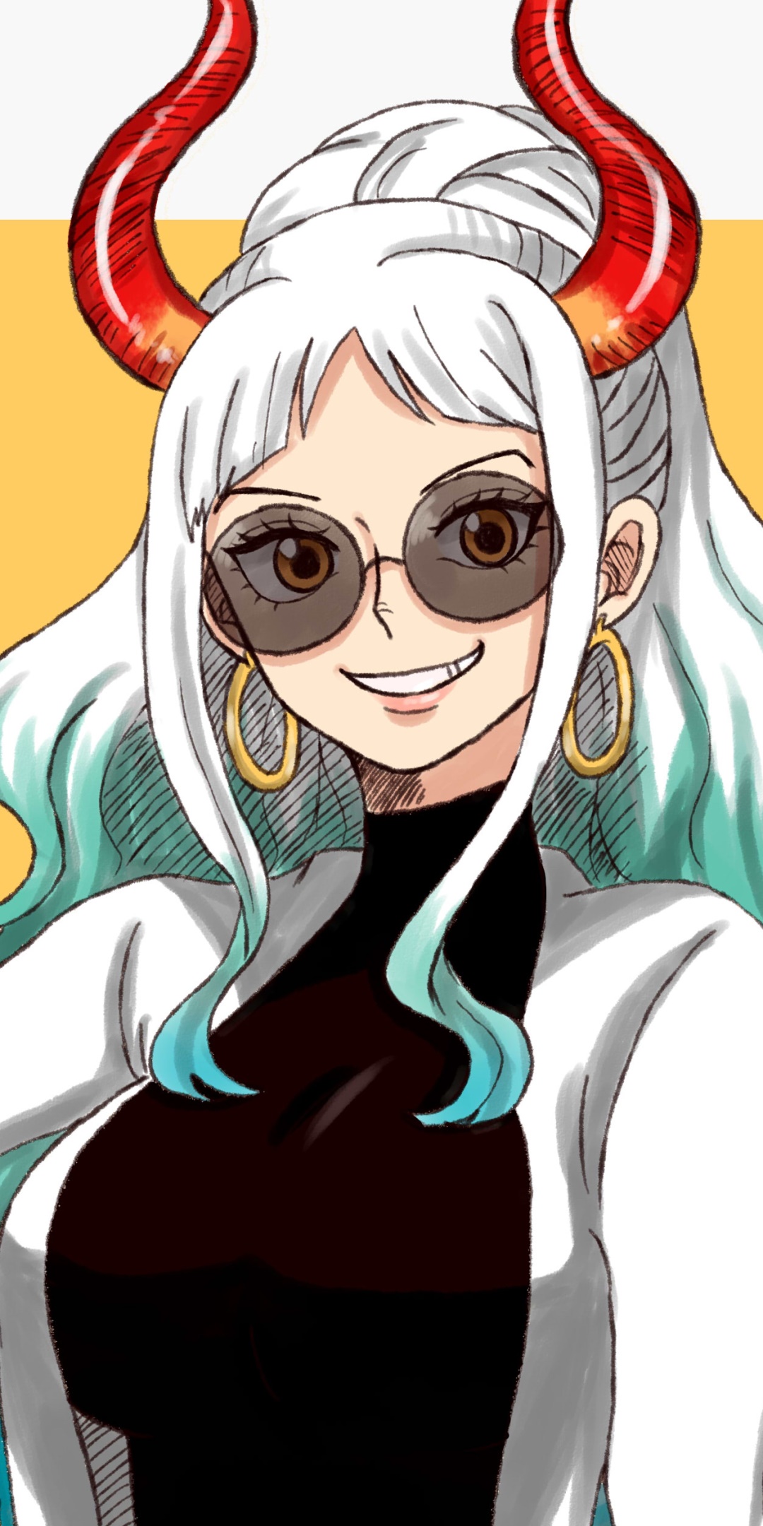 Anime One Piece, Yamato (One Piece), 1080x2160, Phone HD Wallpaper