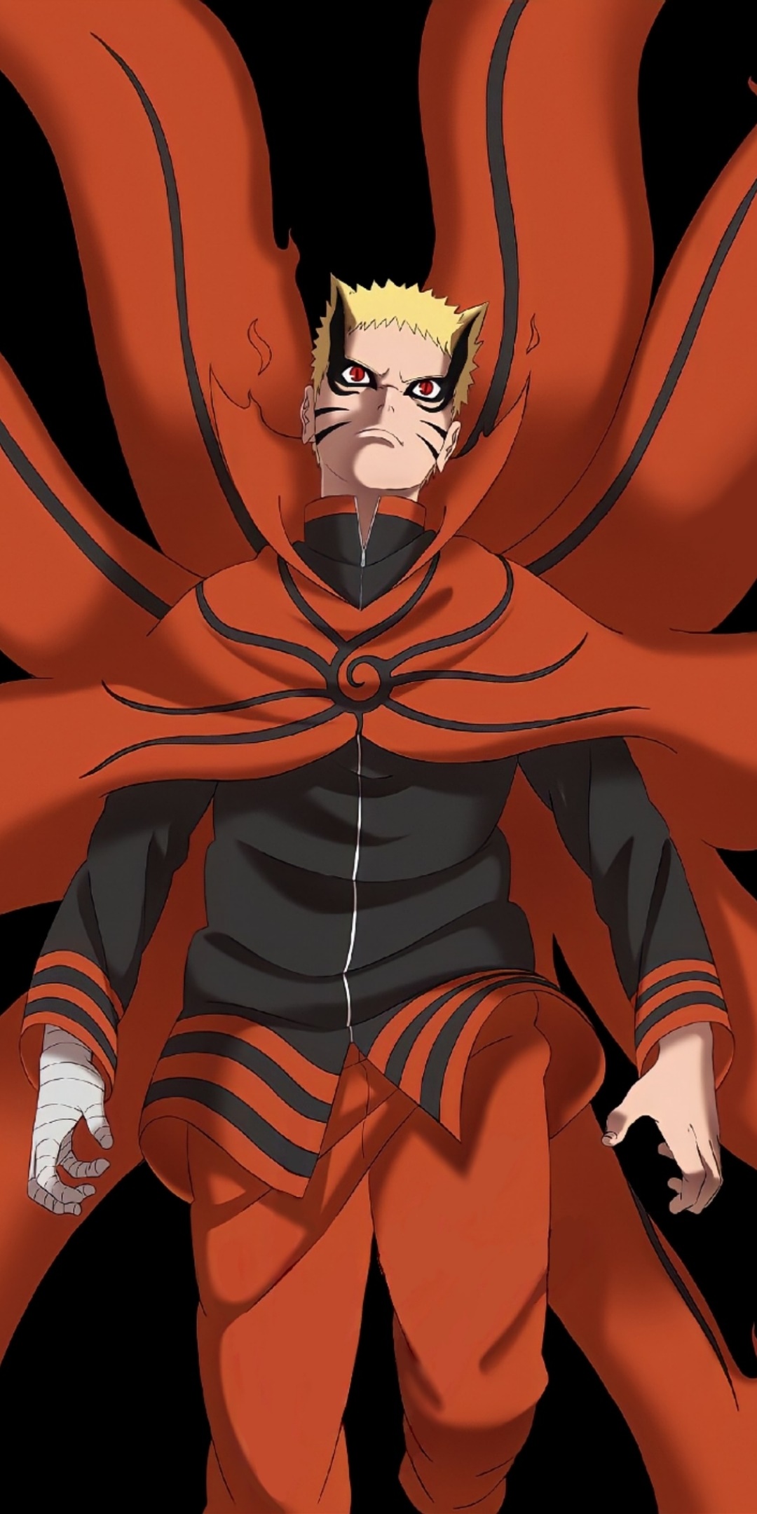 Anime Boruto, Baryon Mode (Naruto), Naruto Uzumaki, 1080x2160, Phone HD Wallpaper