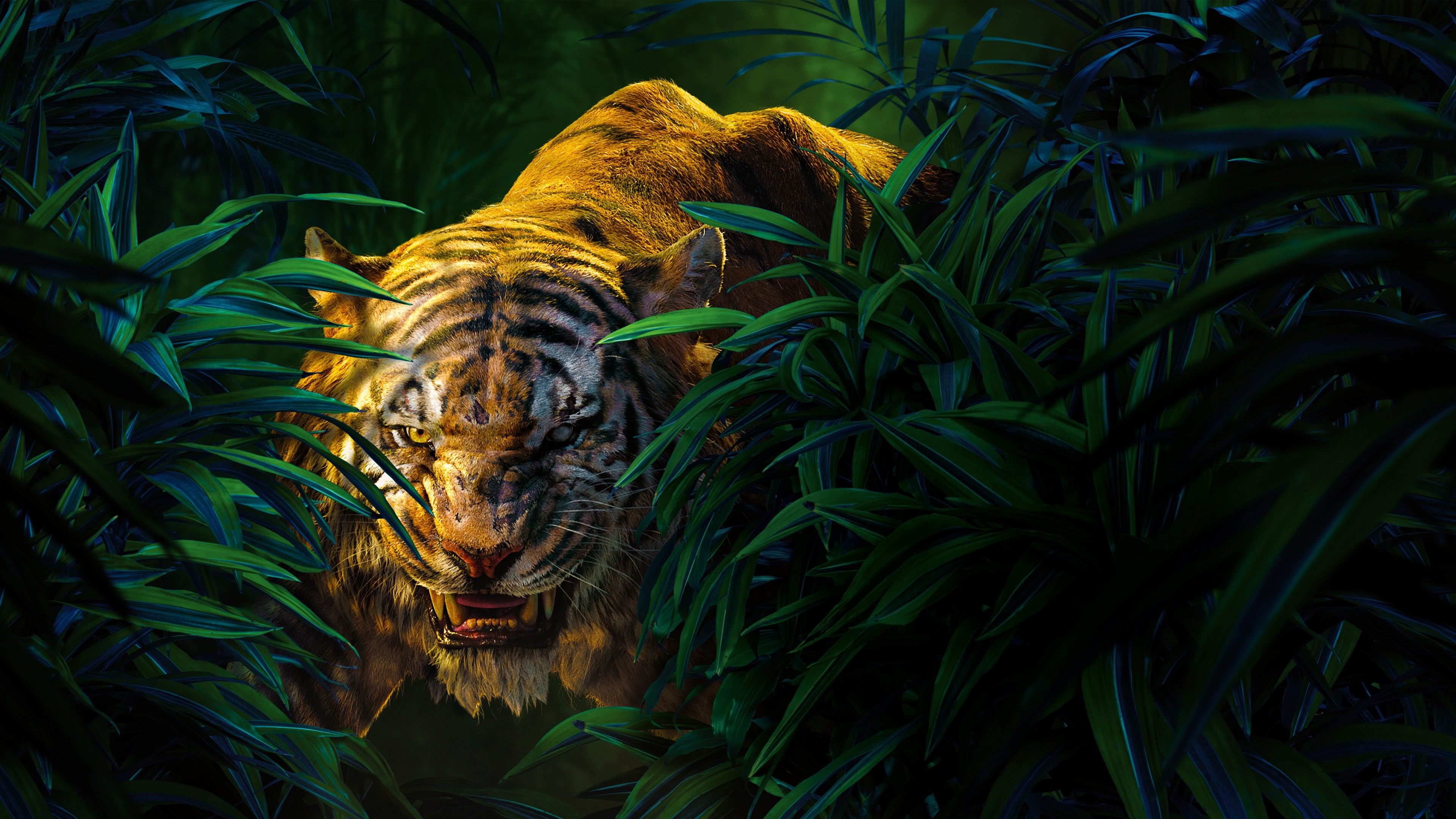 The Jungle Book, Shere Khan, Best movies of 2016, HD Wallpaper
