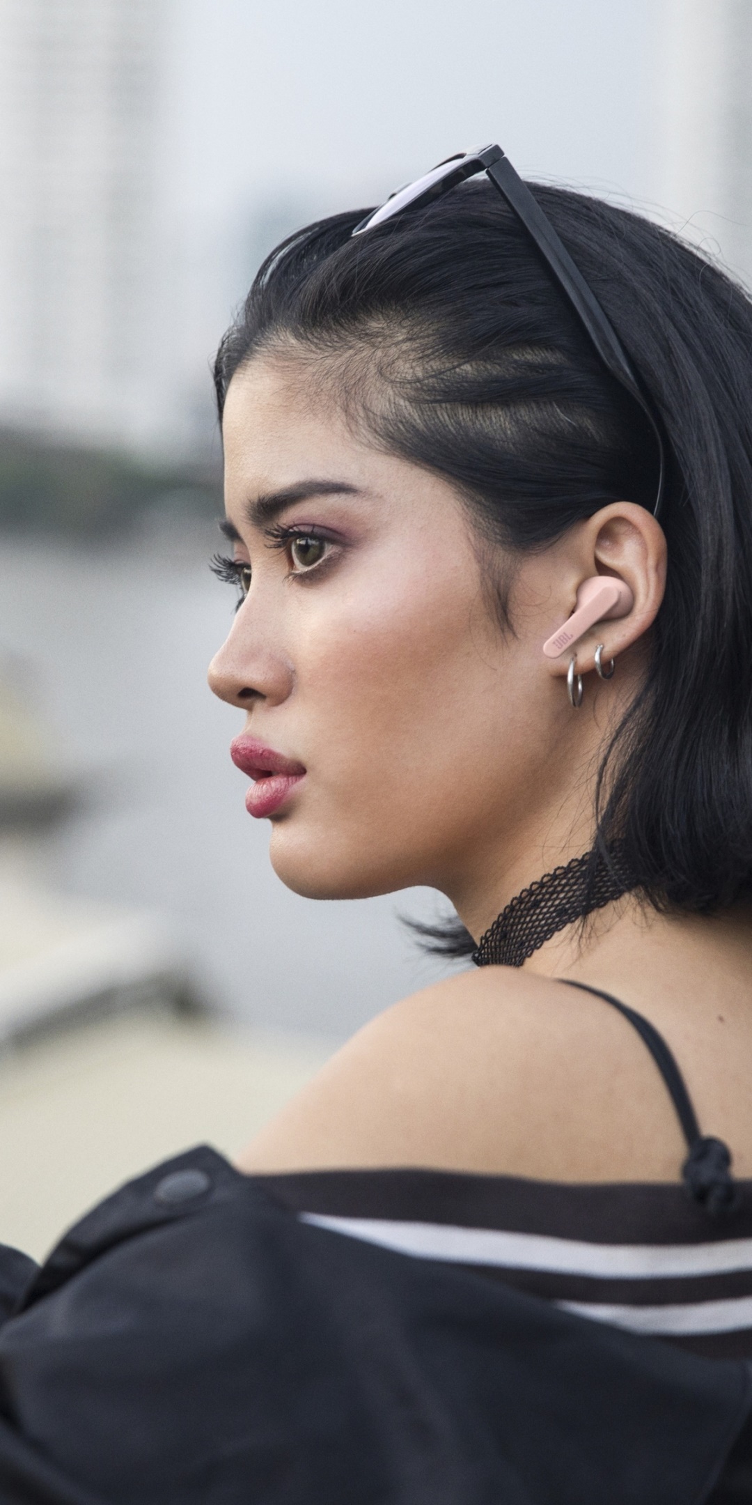 Women Model, Black Hair, 1080x2160, Phone HD Wallpaper